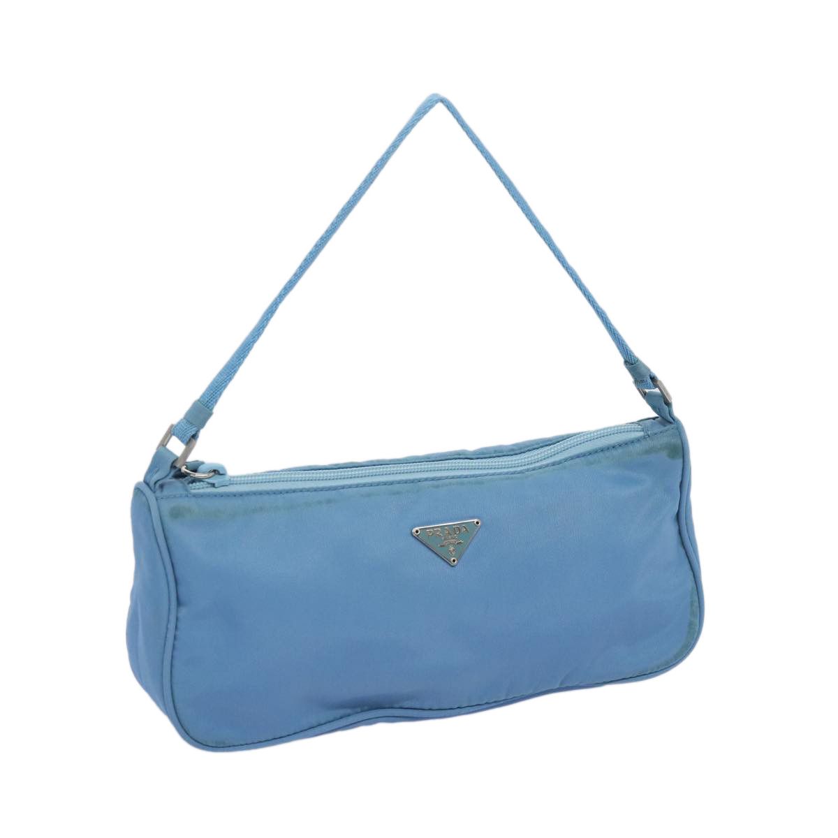 Prada Blue Synthetic Handbag (Pre-Owned) Size ONE SIZE - 19 Thumbnail