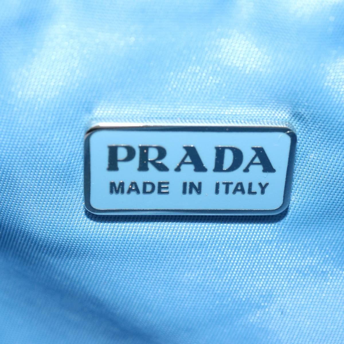 Prada Blue Synthetic Handbag (Pre-Owned) Size ONE SIZE - 8 Thumbnail