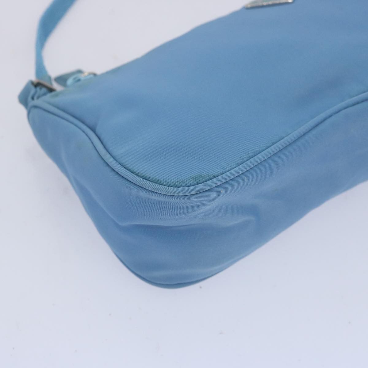 Prada Blue Synthetic Handbag (Pre-Owned) Size ONE SIZE - 13 Thumbnail