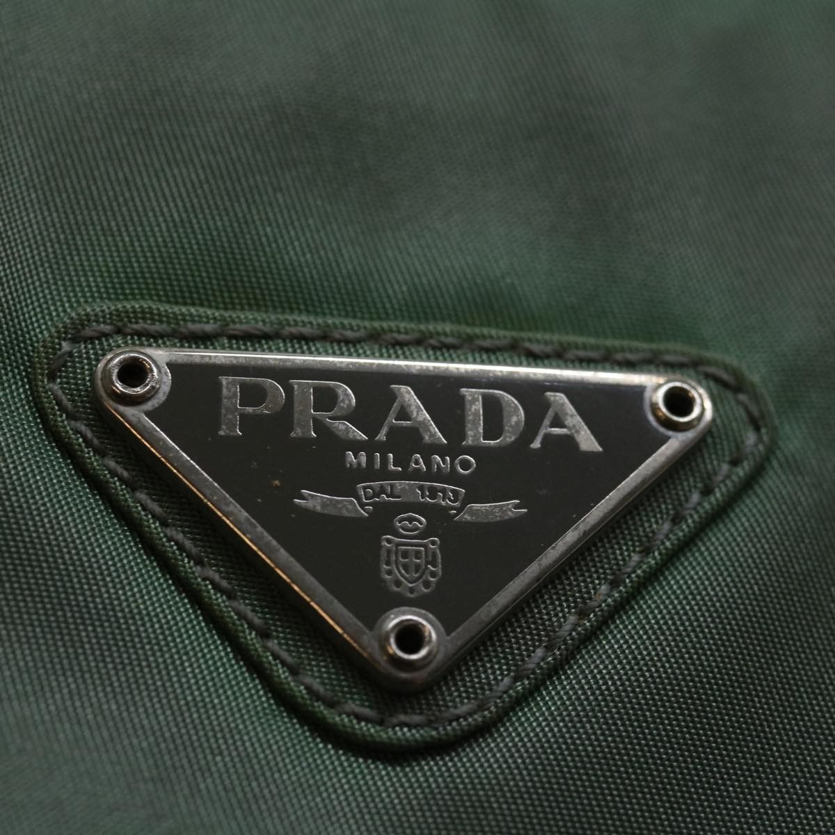 Prada Khaki Synthetic Handbag (Pre-Owned) Size ONE SIZE - 17 Thumbnail