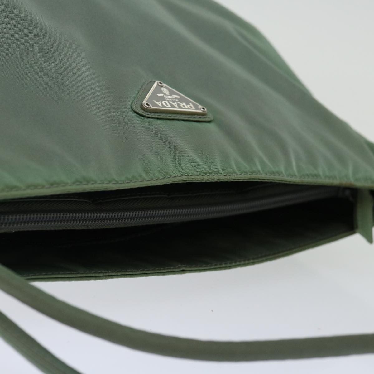 Prada Khaki Synthetic Handbag (Pre-Owned) Size ONE SIZE - 11 Thumbnail