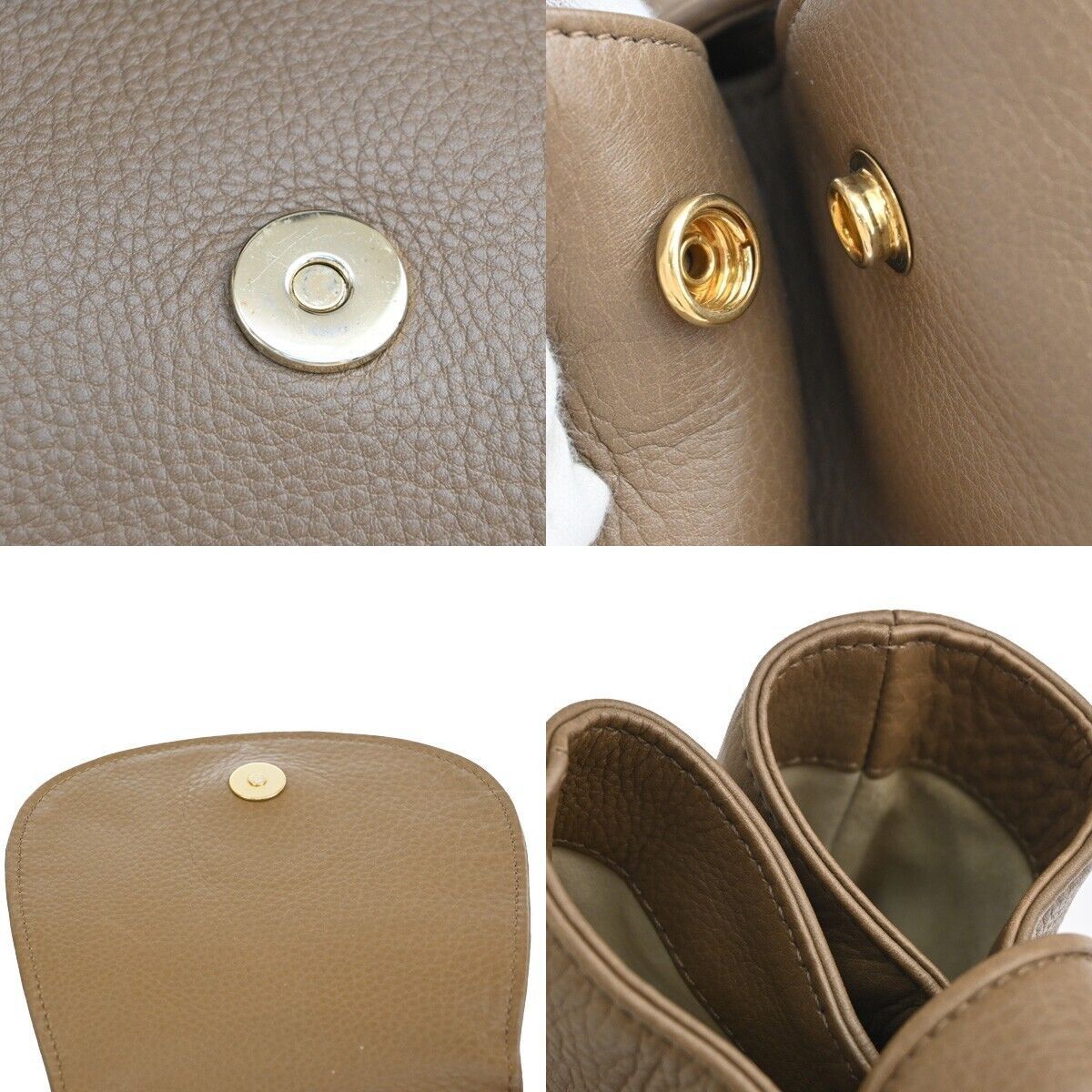 Gucci Brown Leather Tote Bag (Pre-Owned) Size ONE SIZE - 12 Thumbnail