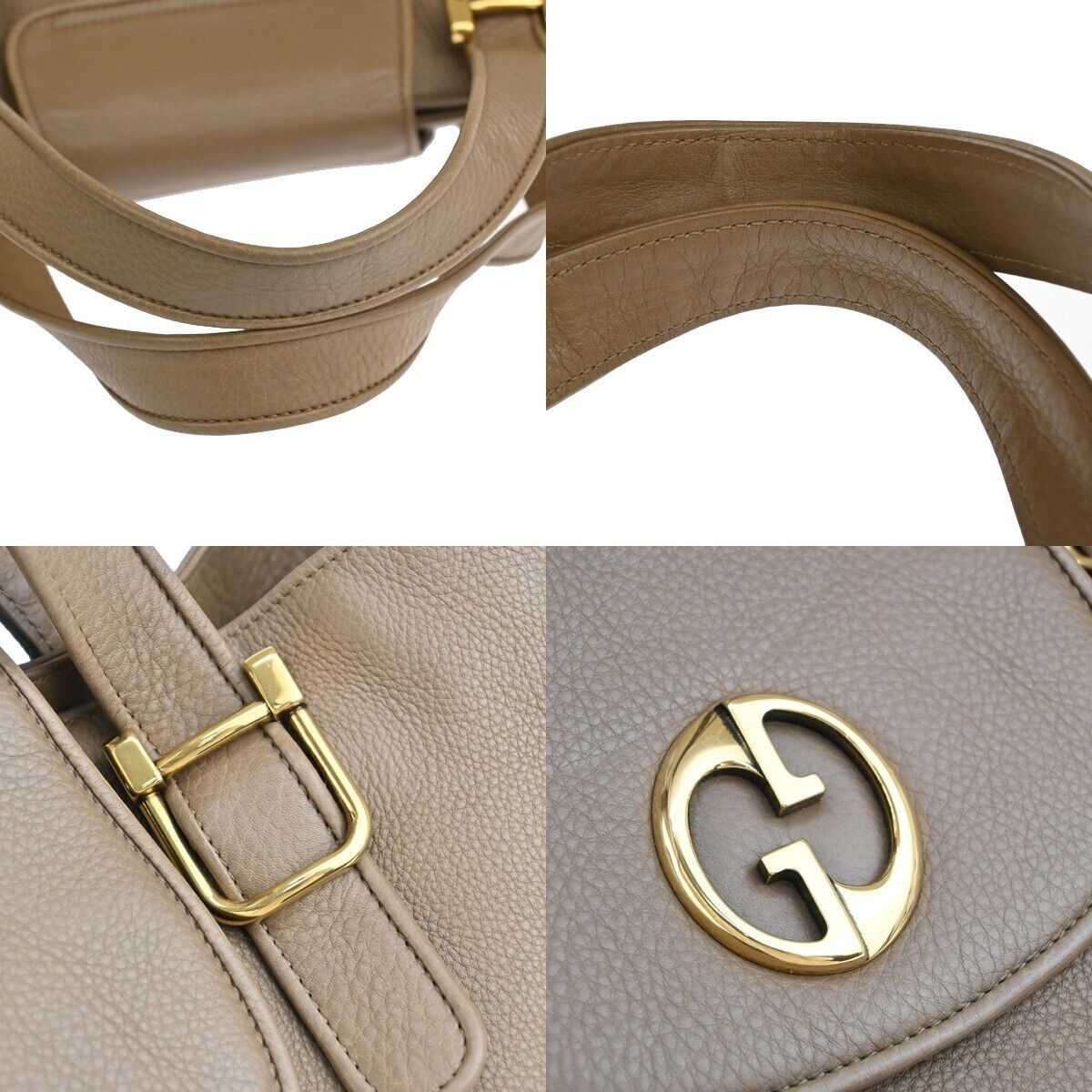 Gucci Brown Leather Tote Bag (Pre-Owned) Size ONE SIZE - 7 Thumbnail