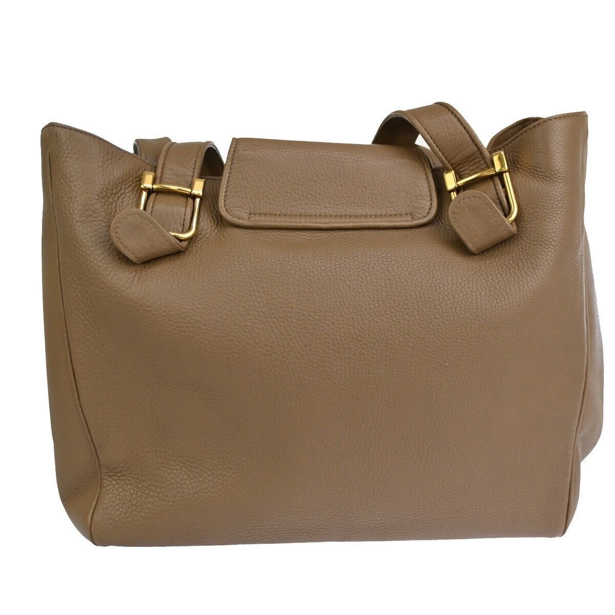 Gucci Brown Leather Tote Bag (Pre-Owned) Size ONE SIZE - 2 Thumbnail