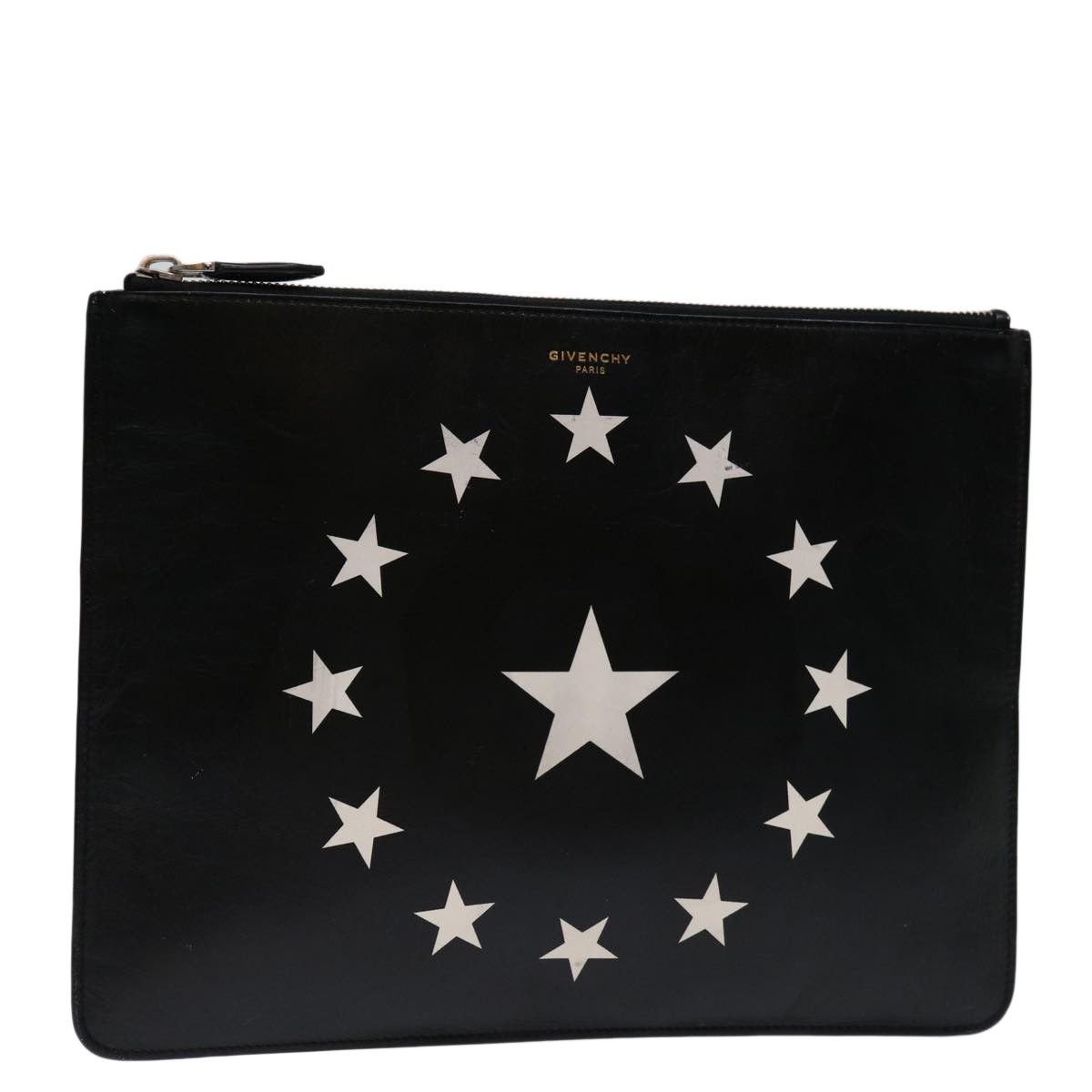 Givenchy Star Bag Black Leather Clutch Bag (Pre-Owned) Size ONE SIZE - 10 Thumbnail