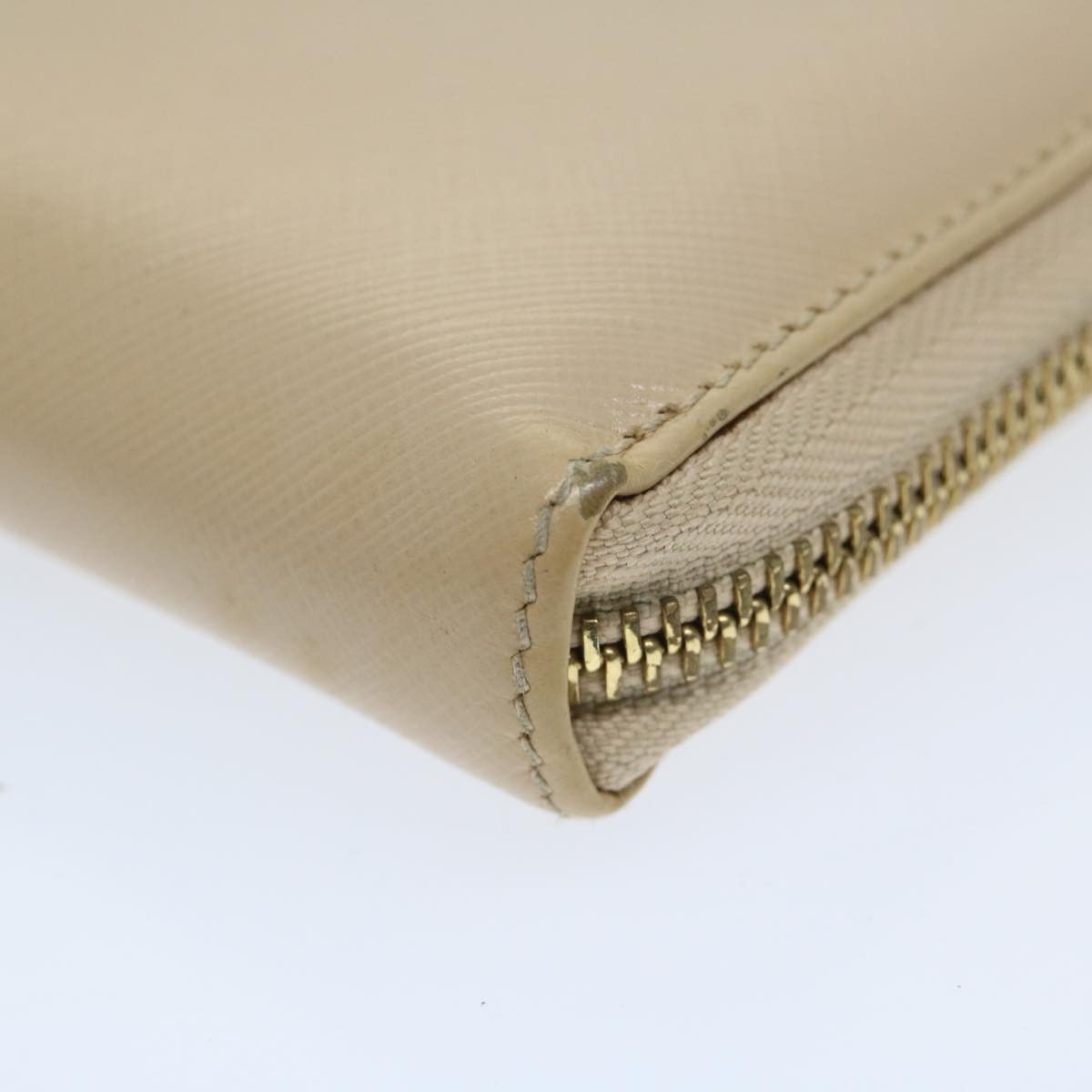 Salvatore Ferragamo Gancini Beige Leather Wallet (Pre-Owned) Size ONE SIZE - 8 Thumbnail