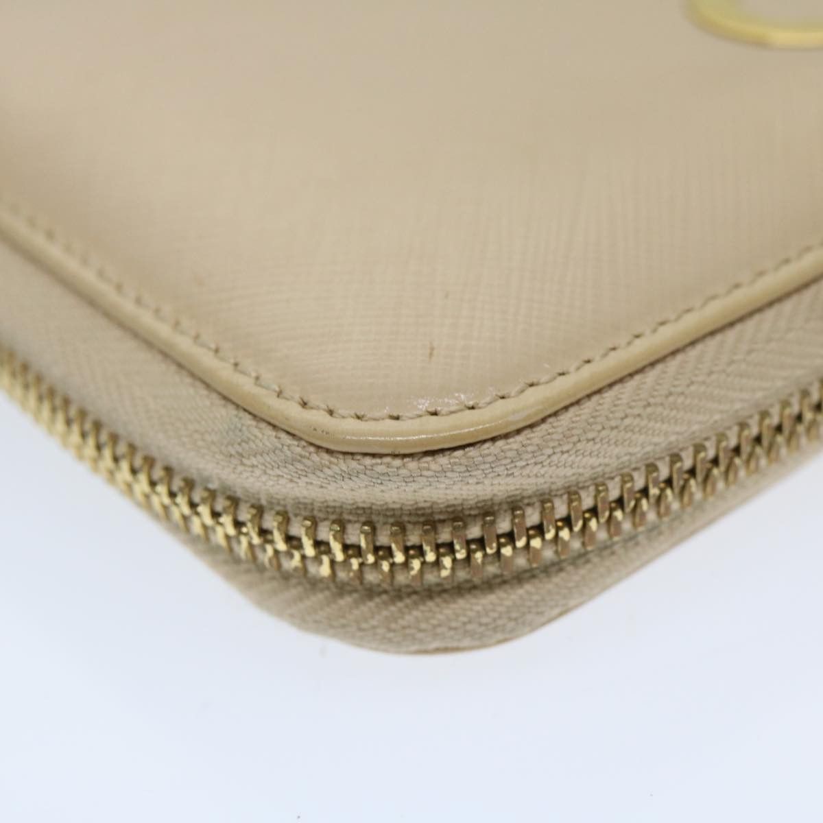 Salvatore Ferragamo Gancini Beige Leather Wallet (Pre-Owned) Size ONE SIZE - 13 Thumbnail