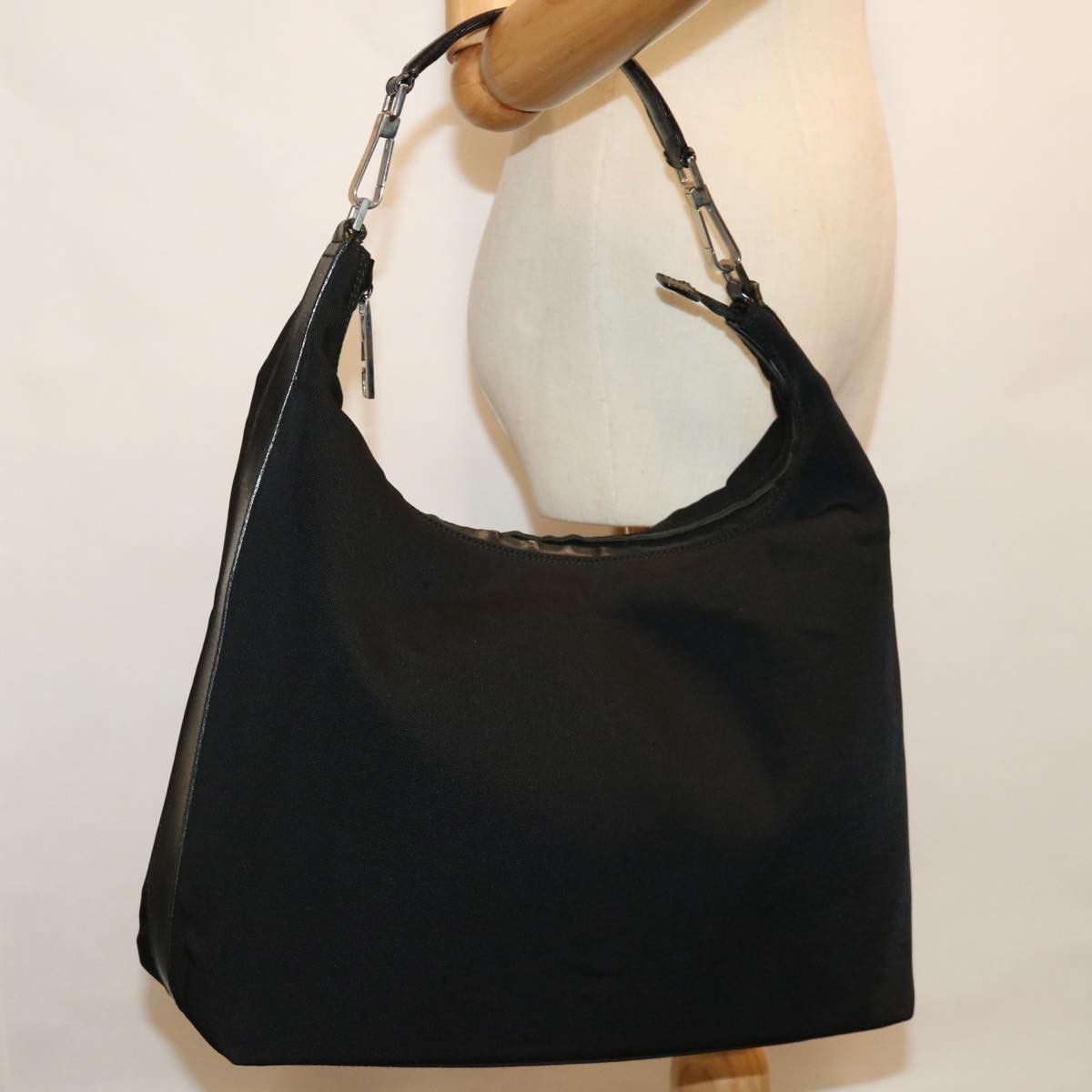 Gucci Black Synthetic Shoulder Bag (Pre-Owned) Size ONE SIZE - 7 Thumbnail