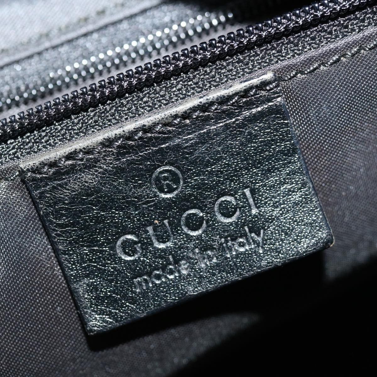 Gucci Black Synthetic Shoulder Bag (Pre-Owned) Size ONE SIZE - 8 Thumbnail