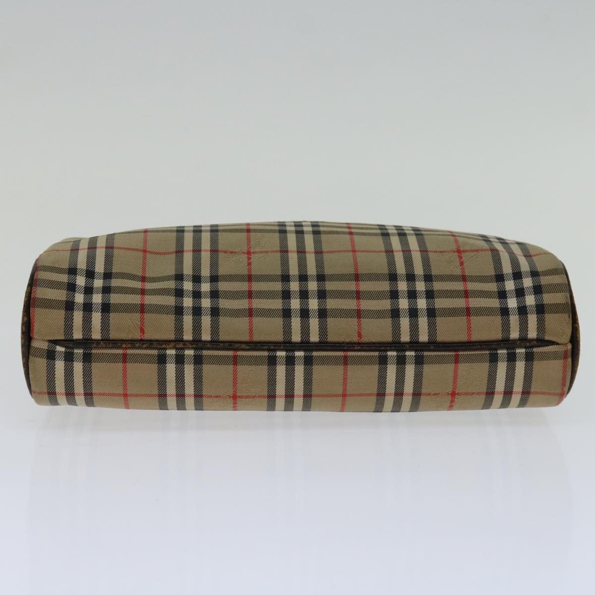 Burberry Nova Check Beige Canvas Clutch Bag (Pre-Owned) Size ONE SIZE - 3 Thumbnail