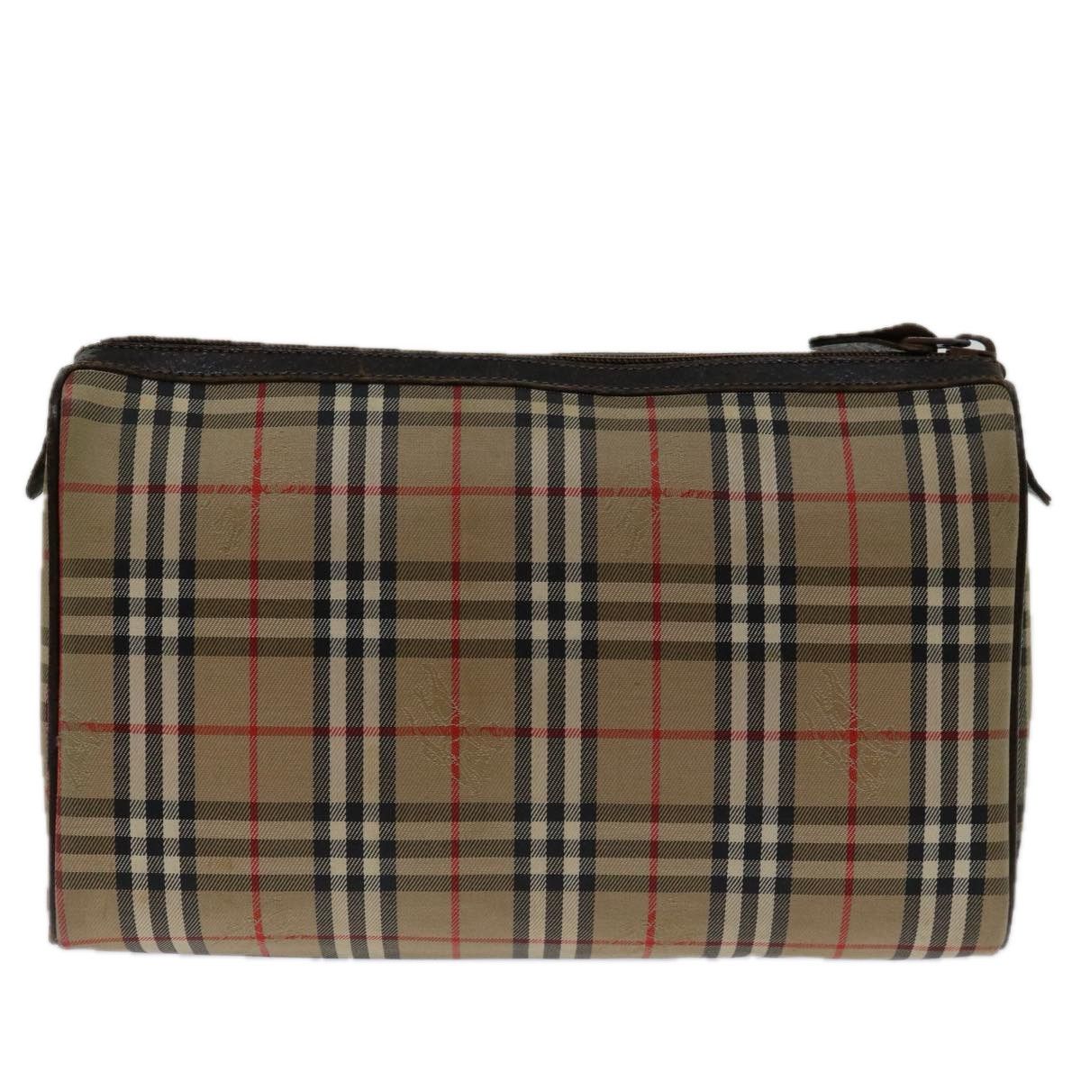 Burberry Nova Check Beige Canvas Clutch Bag (Pre-Owned) Size ONE SIZE - 2 Thumbnail