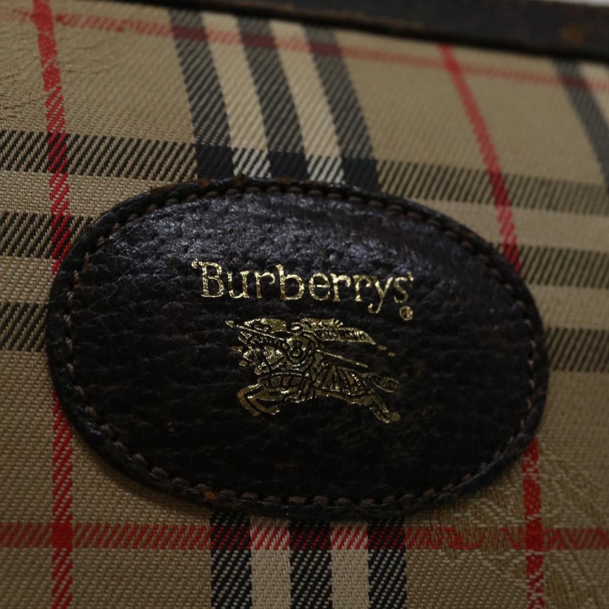 Burberry Nova Check Beige Canvas Clutch Bag (Pre-Owned) Size ONE SIZE - 6 Thumbnail