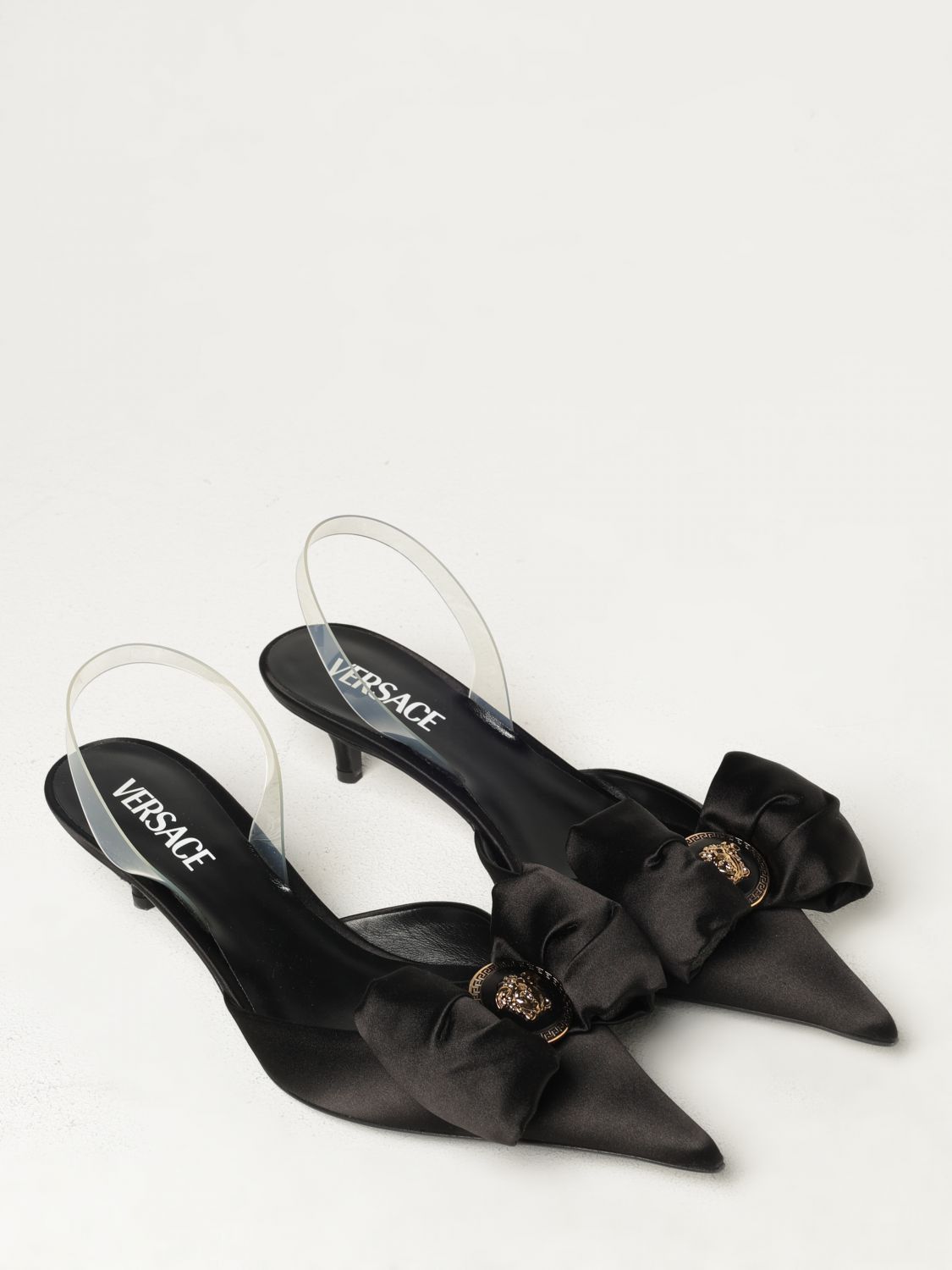 Versace Versace Pump Woman Black Size US 7 / IT 37 - 2 Thumbnail