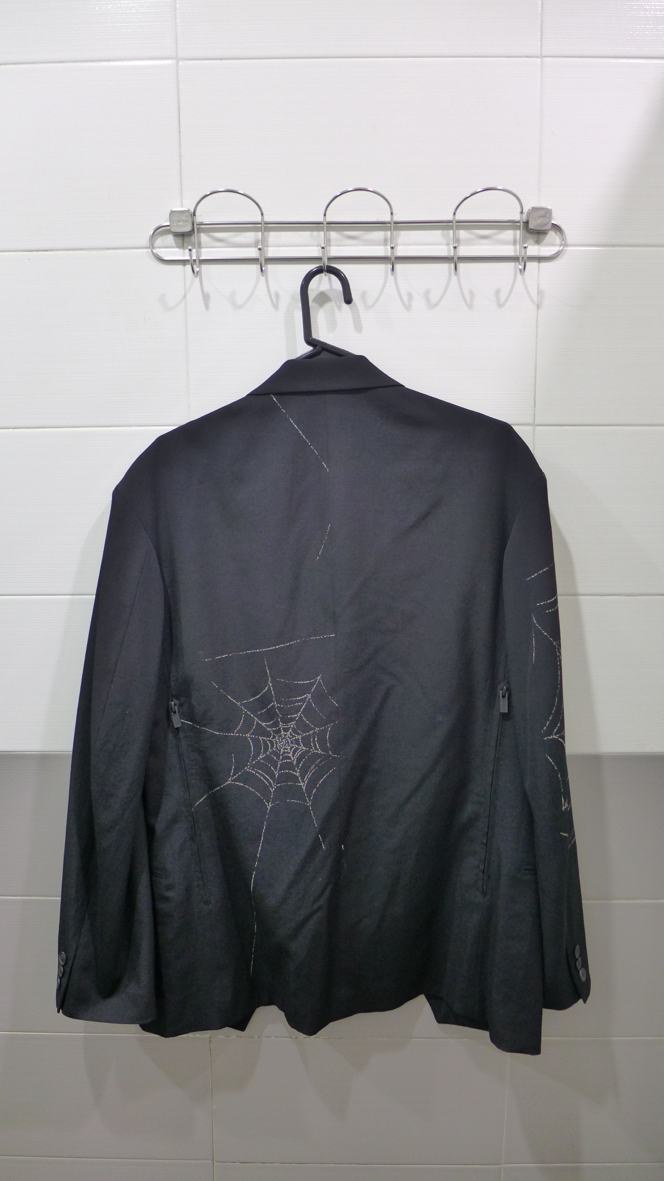 Yohji Yamamoto yohji yamamoto 18aw spider web suit jacket