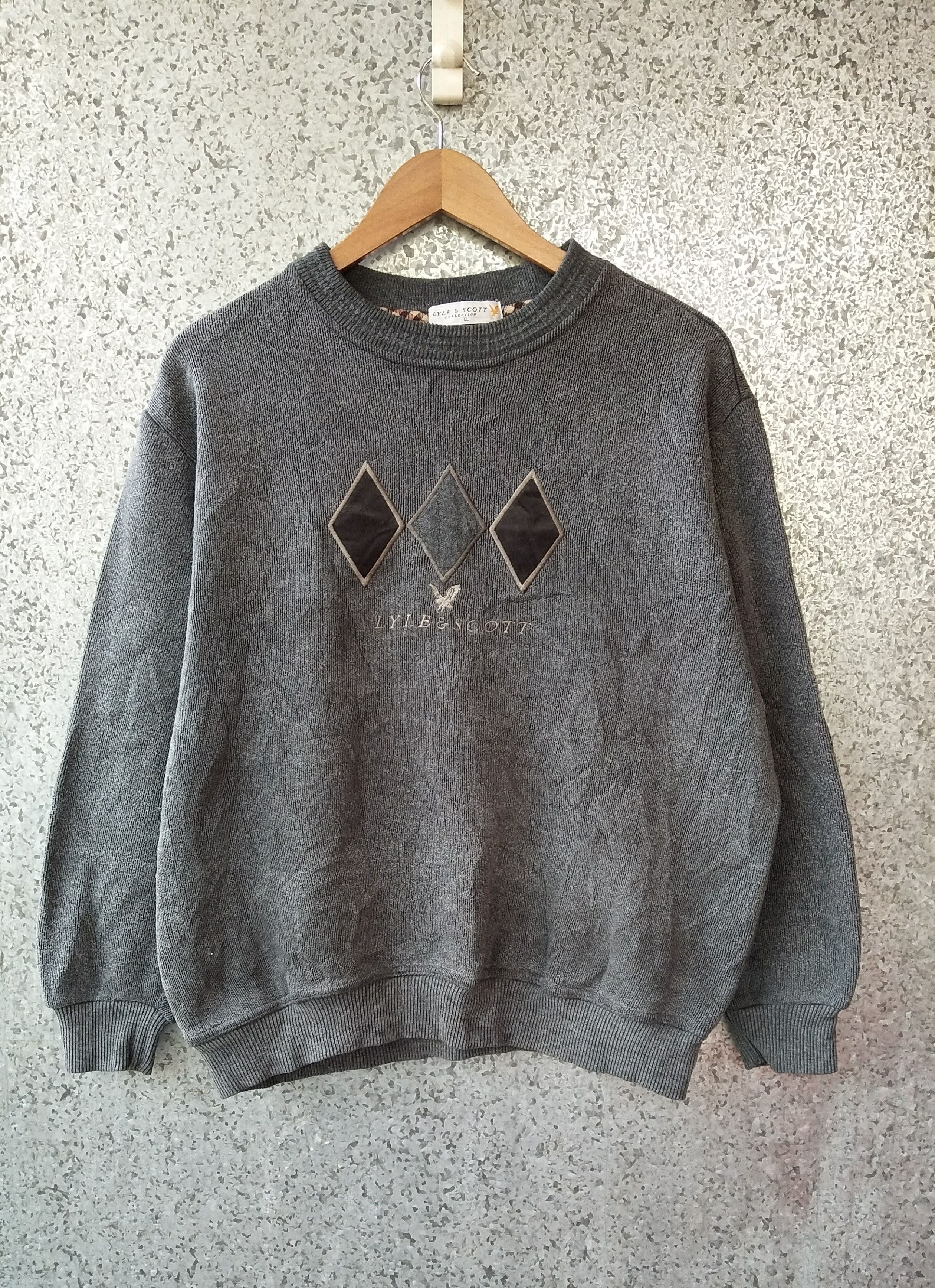 Lyle & Scott Vintage Lyle & Scott sweatshirt Size US L / EU 52-54 / 3 - 1 Thumbnail