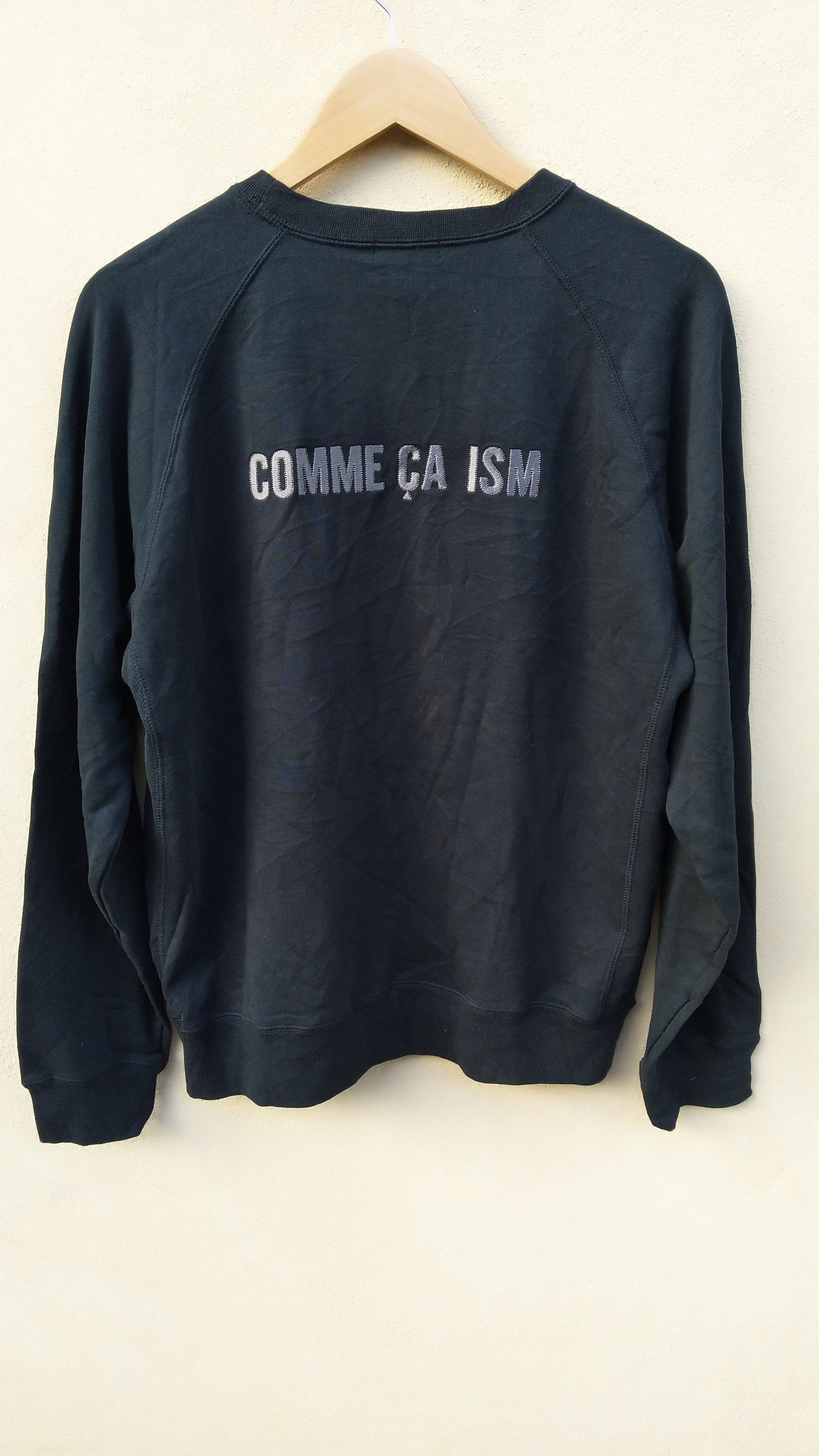 Comme Ca Ism Vintage Comme ca Ism sweatshirt spell out embroidery Size US M / EU 48-50 / 2 - 1 Thumbnail