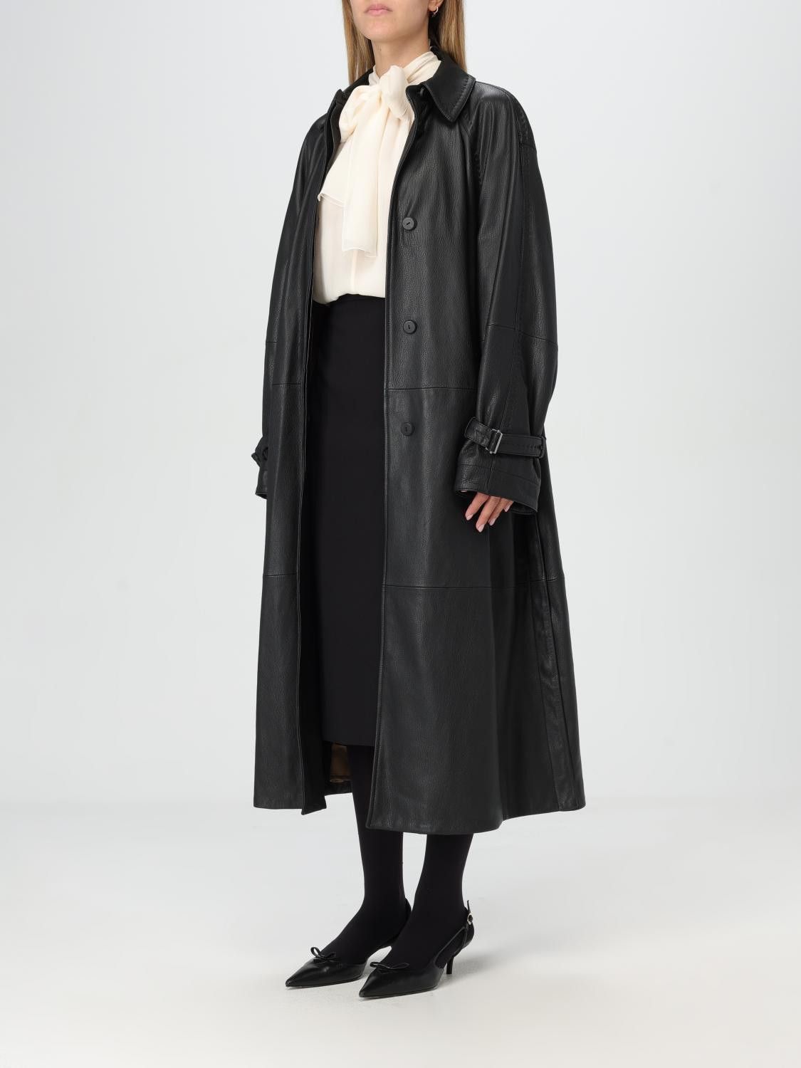 Max Mara Max Mara Jacket Woman Black Size S / US 4 / IT 40 - 4 Thumbnail