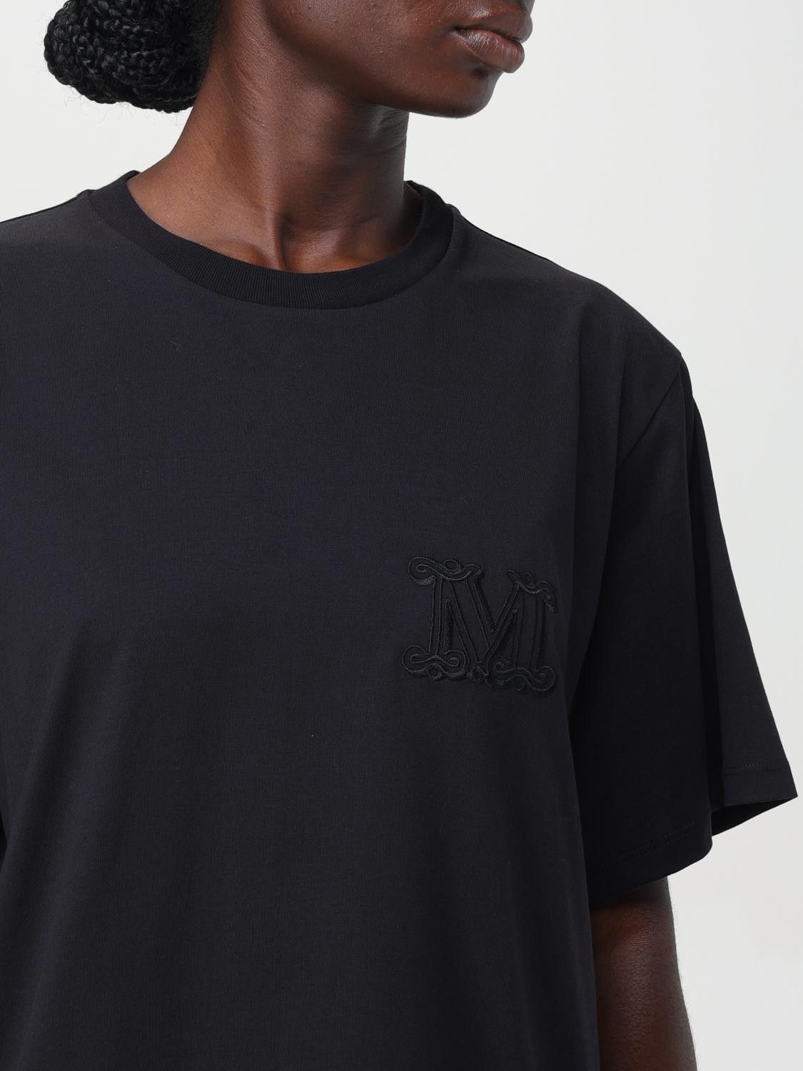 Max Mara Max Mara T-Shirt Woman Black Size XS / US 0-2 / IT 36-38 - 4 Thumbnail