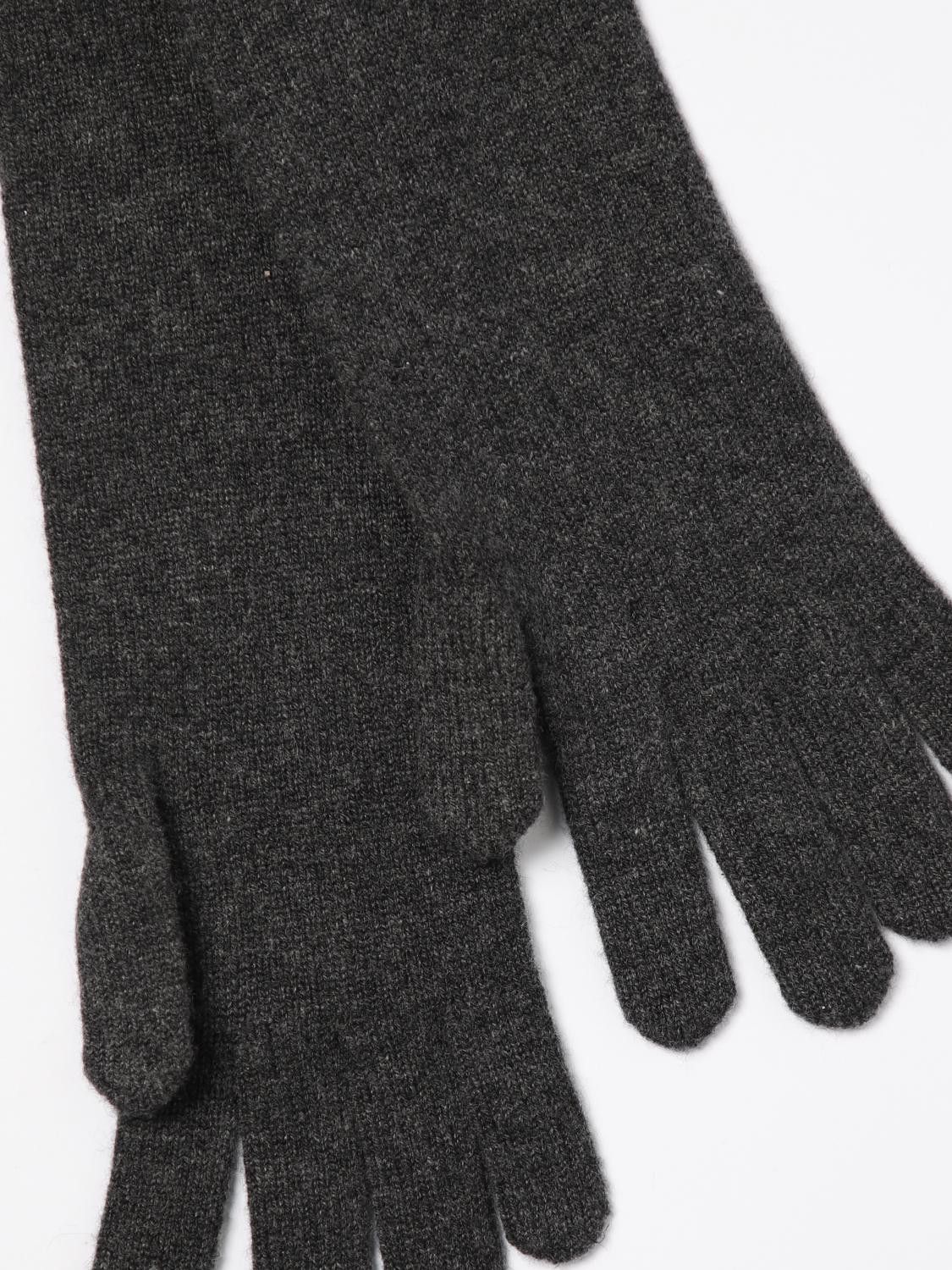 Max Mara Max Mara Gloves Woman Grey Size ONE SIZE - 2 Thumbnail
