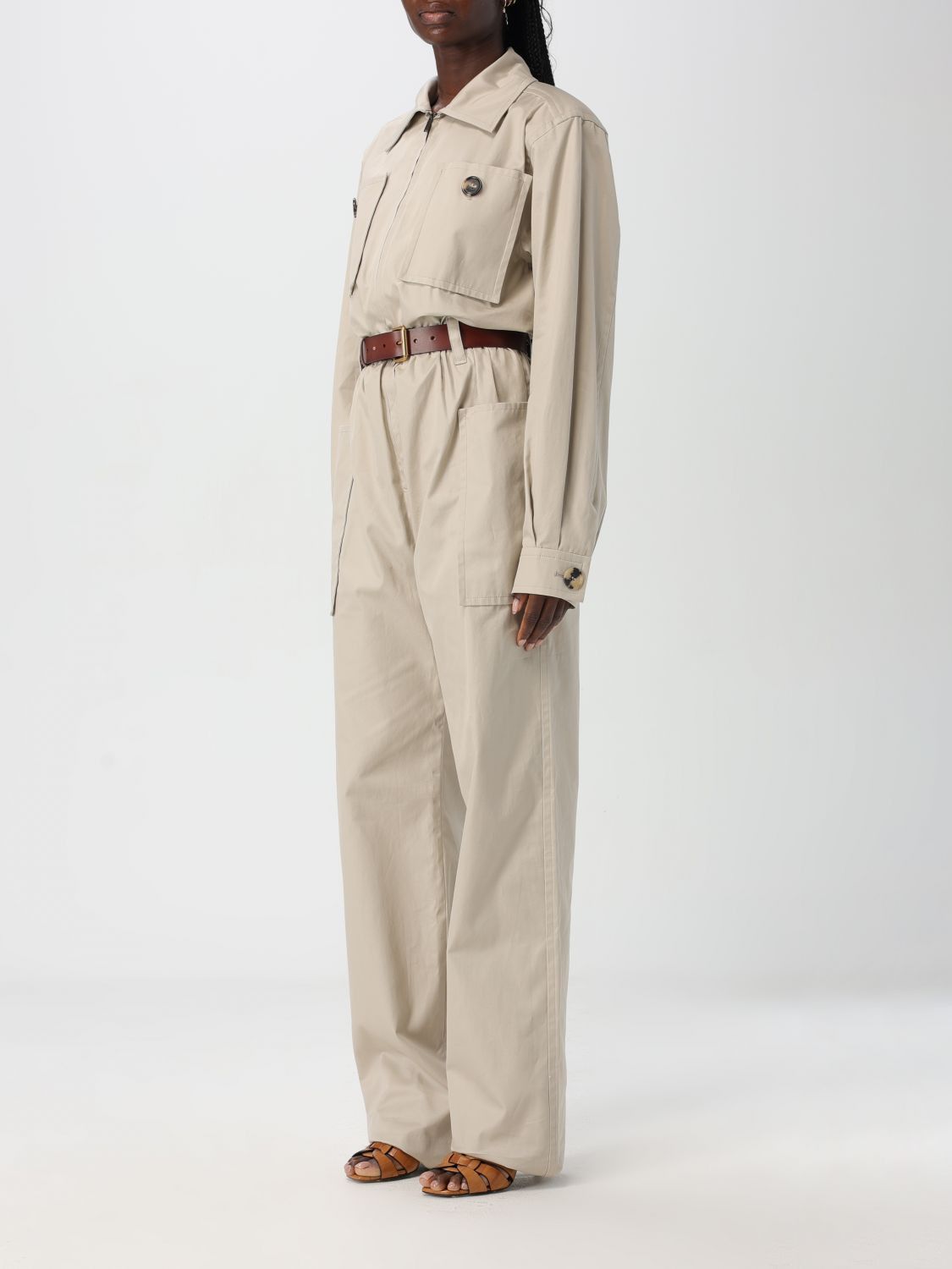 Saint Laurent Paris Saint Laurent Dress Woman Beige Size XS / US 0-2 / IT 36-38 - 4 Thumbnail