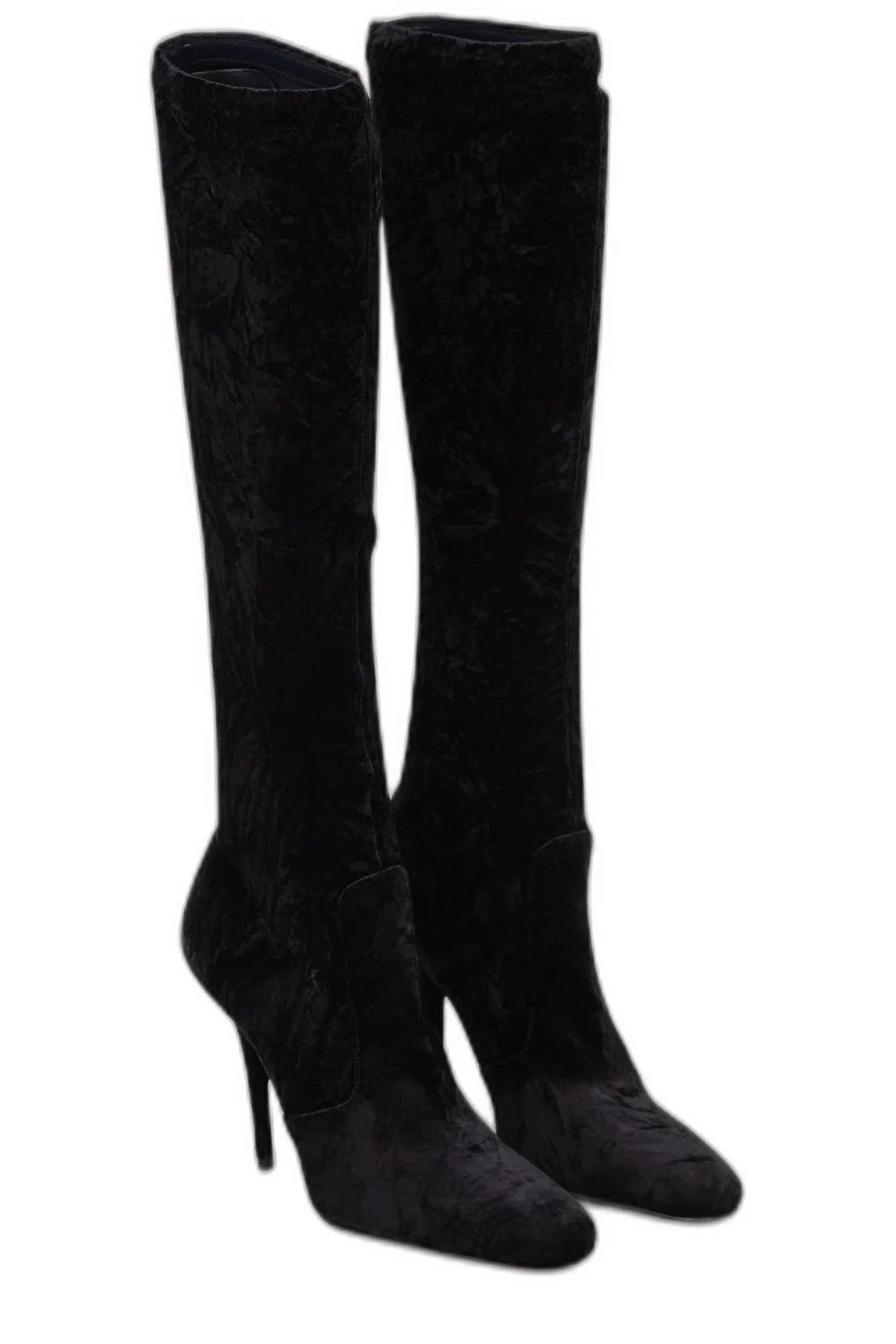 Saint Laurent Paris Talia Boots in velvet Size US 8.5 / IT 38.5 - 2 Thumbnail