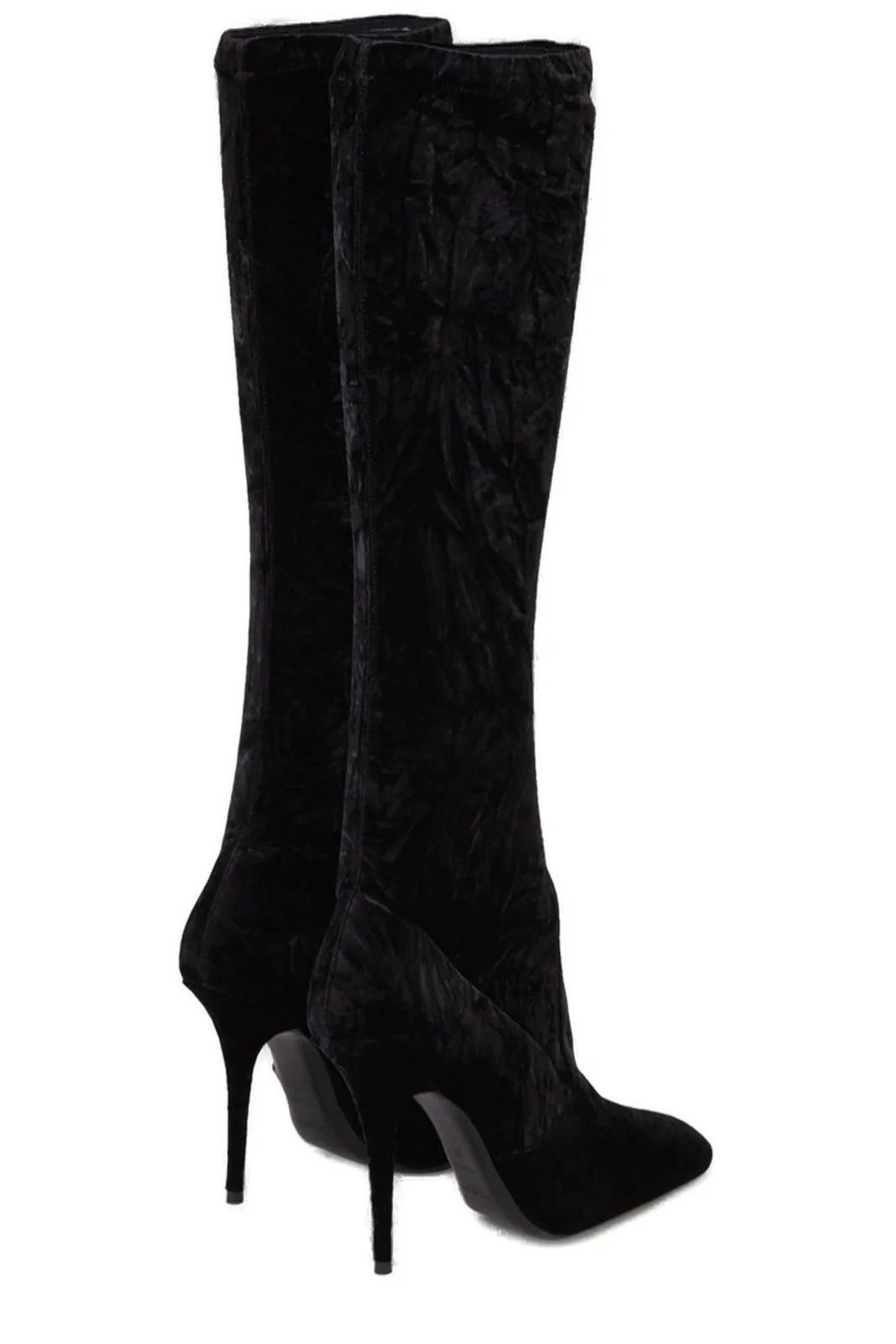 Saint Laurent Paris Talia Boots in velvet Size US 8.5 / IT 38.5 - 3 Thumbnail