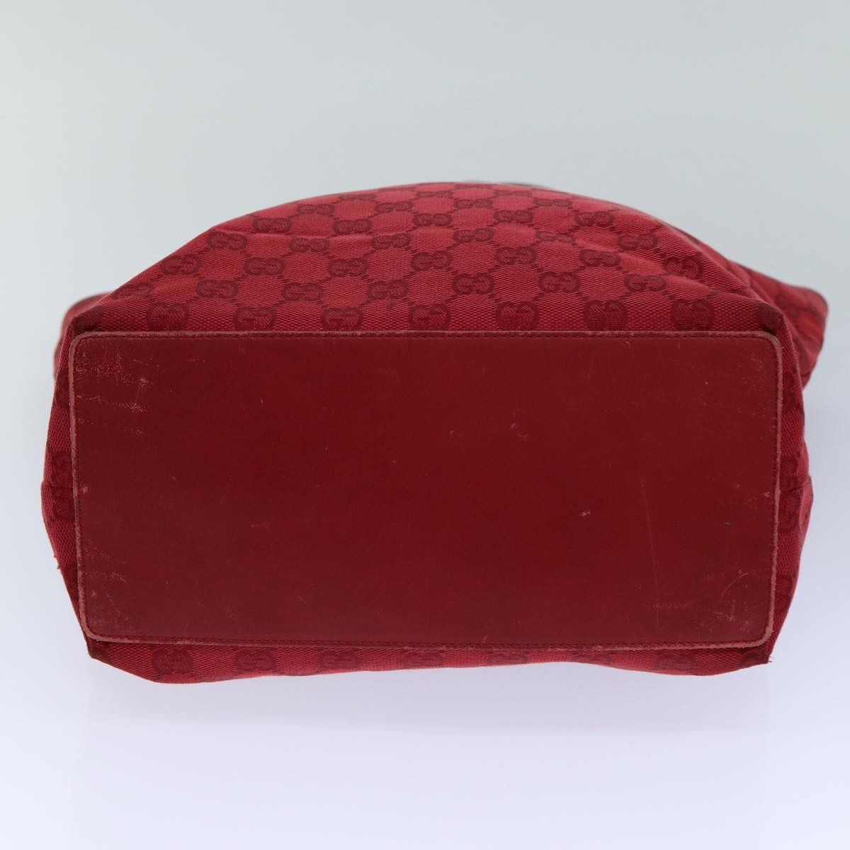 Gucci Gg Canvas Red Canvas Tote Bag (Pre-Owned) Size ONE SIZE - 3 Thumbnail