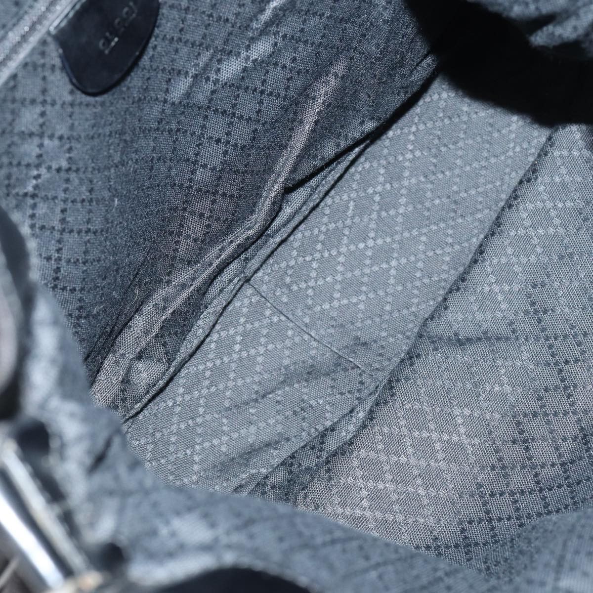 Gucci Bamboo Black Synthetic Handbag (Pre-Owned) Size ONE SIZE - 5 Thumbnail