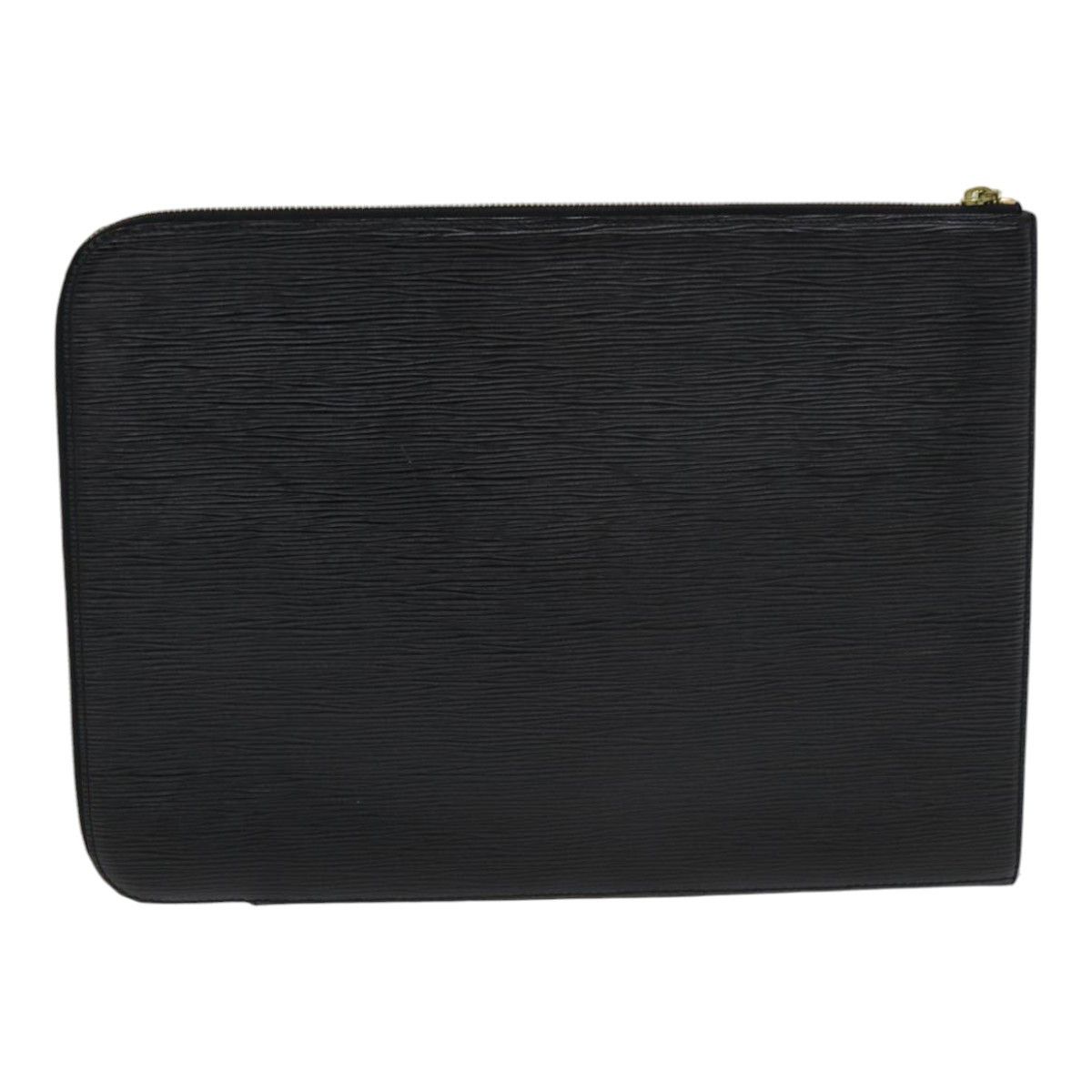 Louis Vuitton Poche Document Black Leather Briefcase Bag (Pre-Owned) Size ONE SIZE - 2 Thumbnail