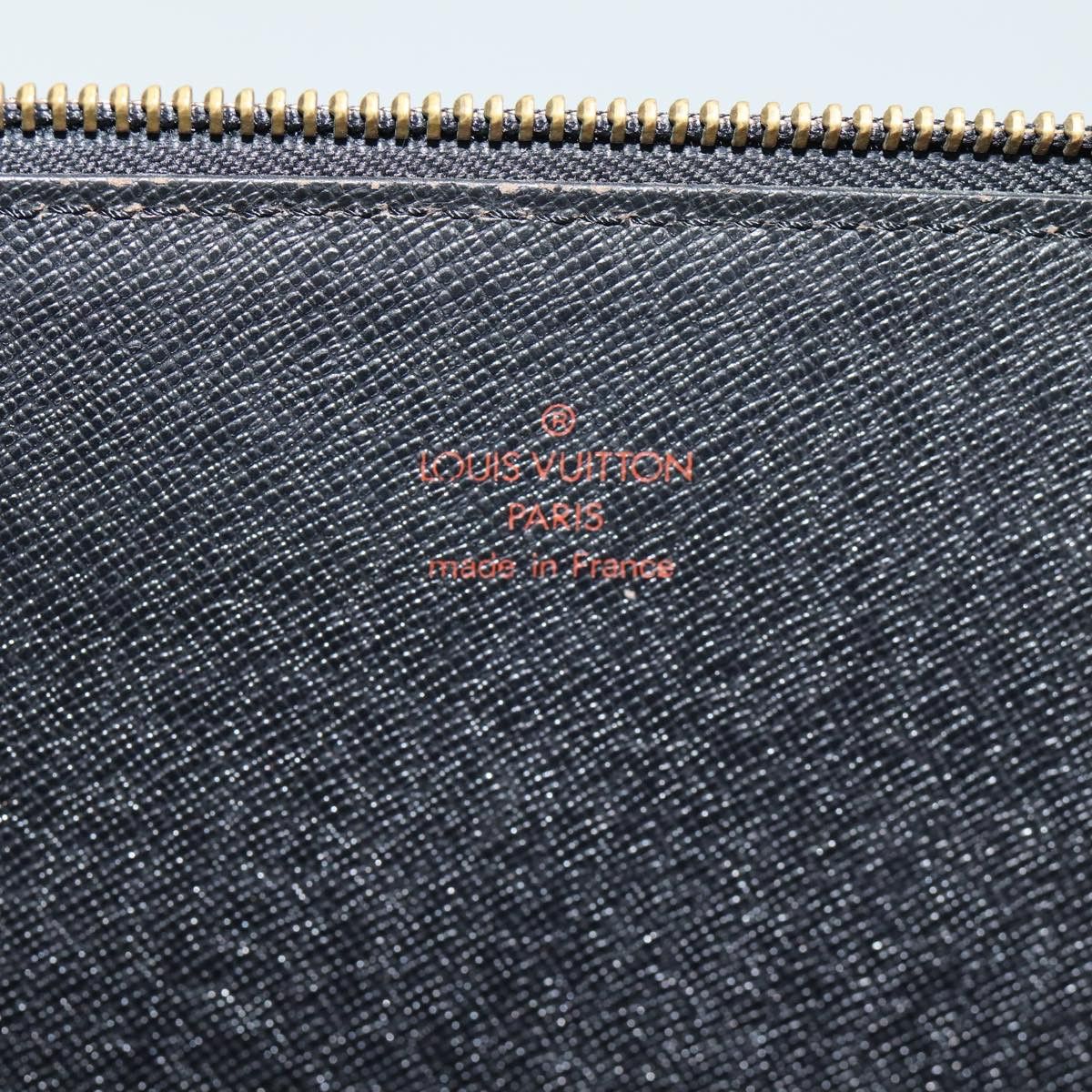Louis Vuitton Poche Document Black Leather Briefcase Bag (Pre-Owned) Size ONE SIZE - 7 Thumbnail