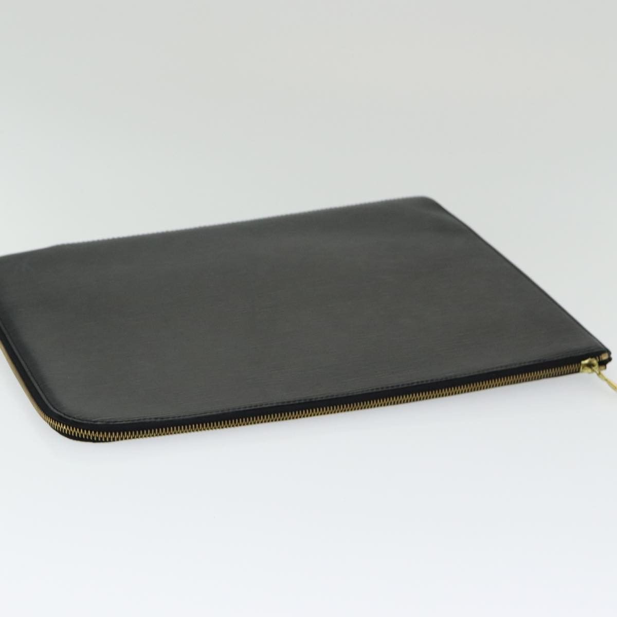 Louis Vuitton Poche Document Black Leather Briefcase Bag (Pre-Owned) Size ONE SIZE - 4 Thumbnail