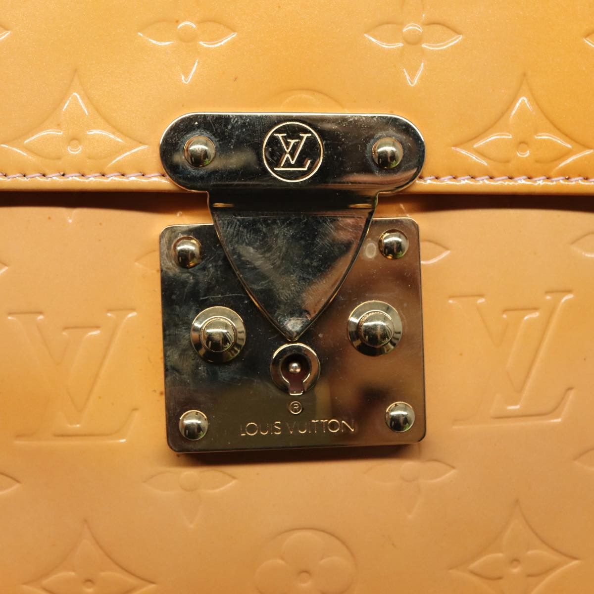 Louis Vuitton Spring Street Camel Patent Leather Handbag (Pre-Owned) Size ONE SIZE - 7 Thumbnail
