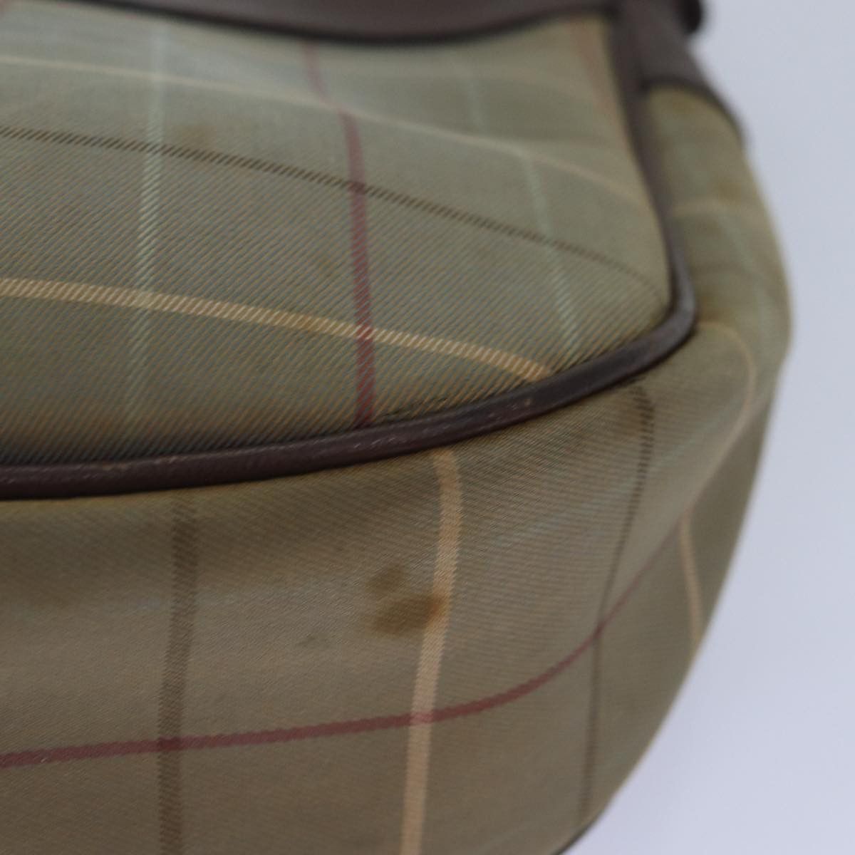 Burberry Nova Check Brown Canvas Shoulder Bag (Pre-Owned) Size ONE SIZE - 12 Thumbnail