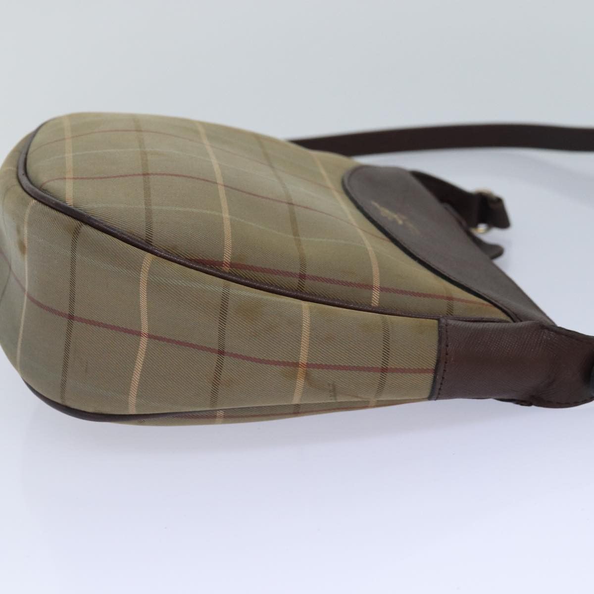 Burberry Nova Check Brown Canvas Shoulder Bag (Pre-Owned) Size ONE SIZE - 8 Thumbnail