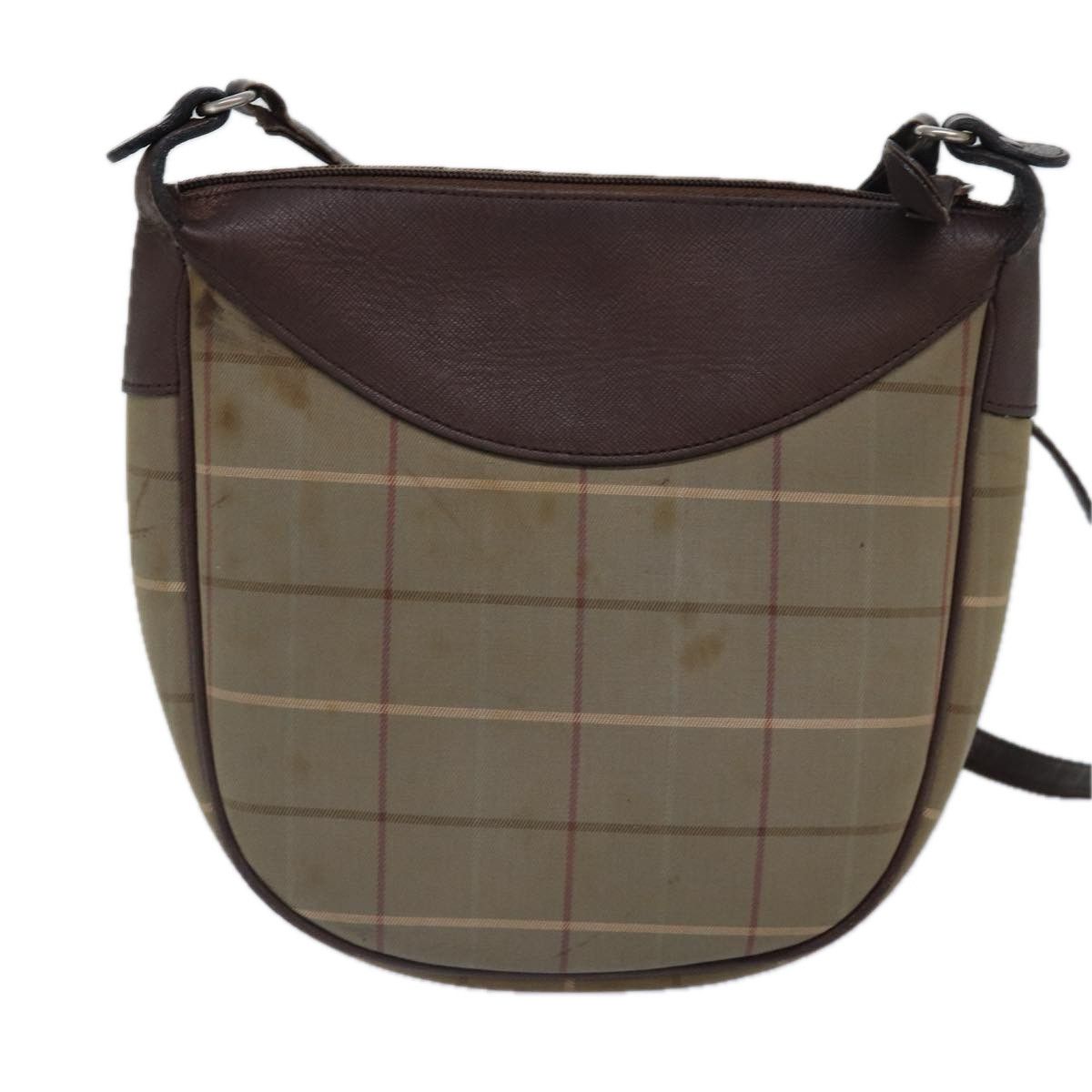 Burberry Nova Check Brown Canvas Shoulder Bag (Pre-Owned) Size ONE SIZE - 2 Thumbnail