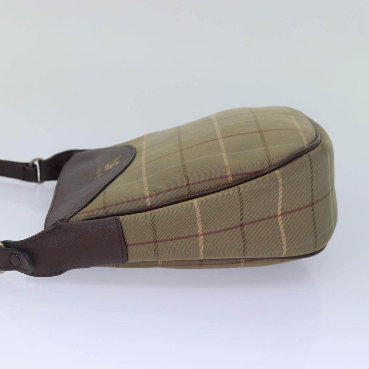 Burberry Nova Check Brown Canvas Shoulder Bag (Pre-Owned) Size ONE SIZE - 4 Thumbnail
