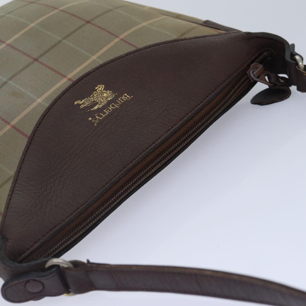 Burberry Nova Check Brown Canvas Shoulder Bag (Pre-Owned) Size ONE SIZE - 6 Thumbnail