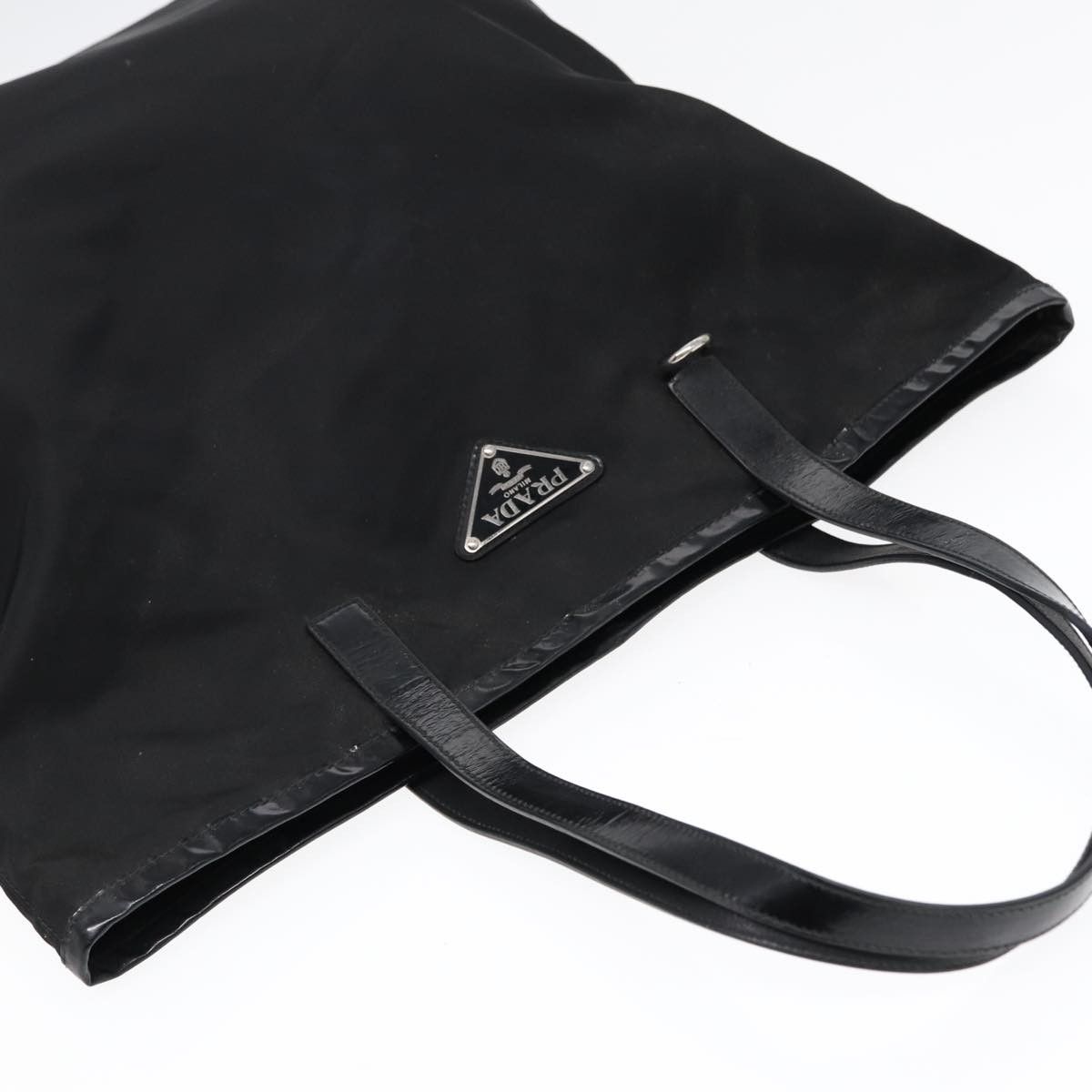 Prada Tessuto Black Synthetic Tote Bag (Pre-Owned) Size ONE SIZE - 13 Thumbnail