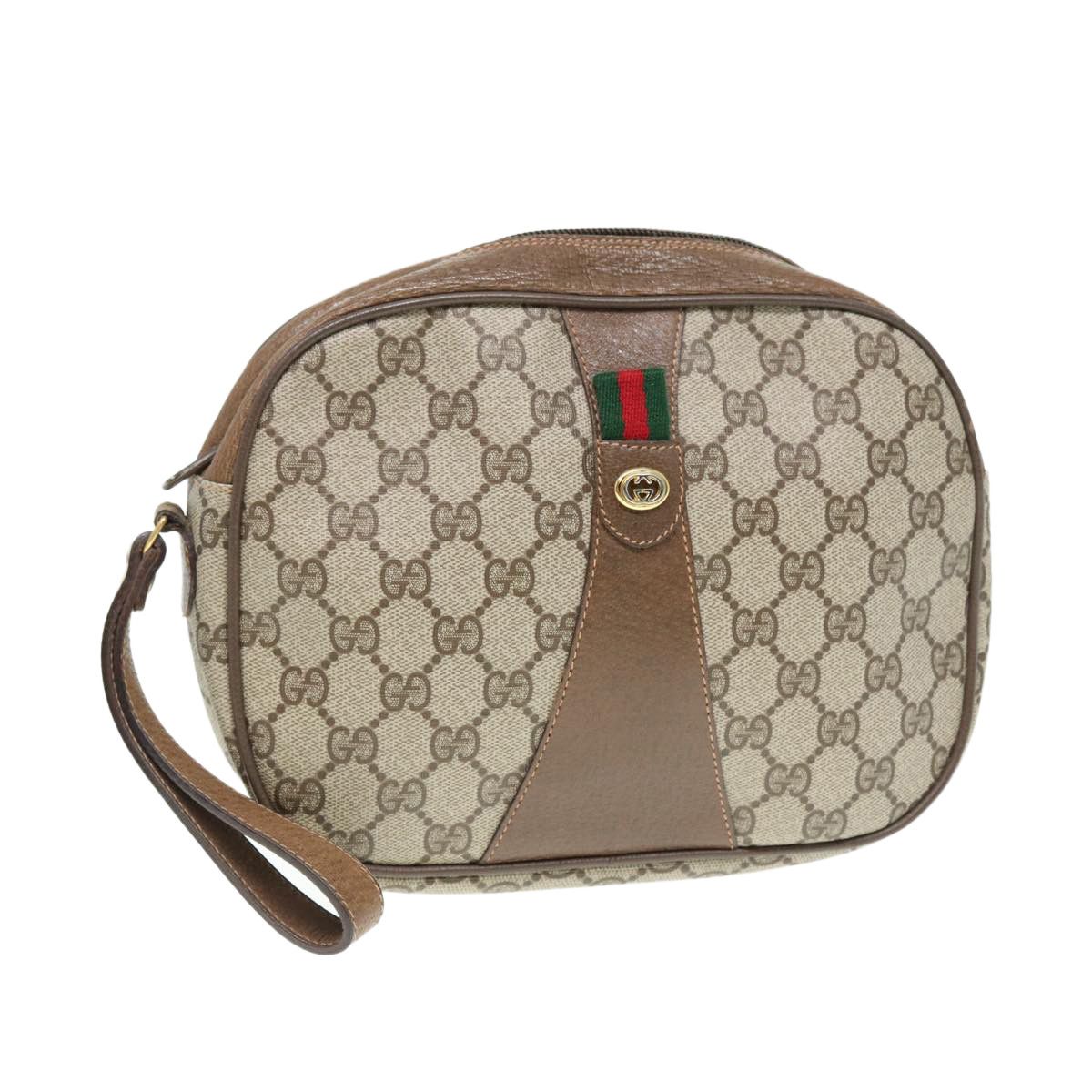 Gucci Gg Supreme Beige Plastic Clutch Bag (Pre-Owned) Size ONE SIZE - 12 Thumbnail