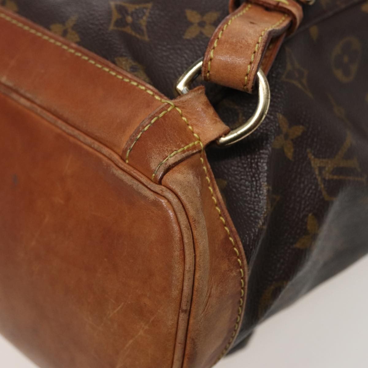 Louis Vuitton Montsouris Mm Brown Canvas Backpack Bag (Pre-Owned) Size ONE SIZE - 16 Thumbnail