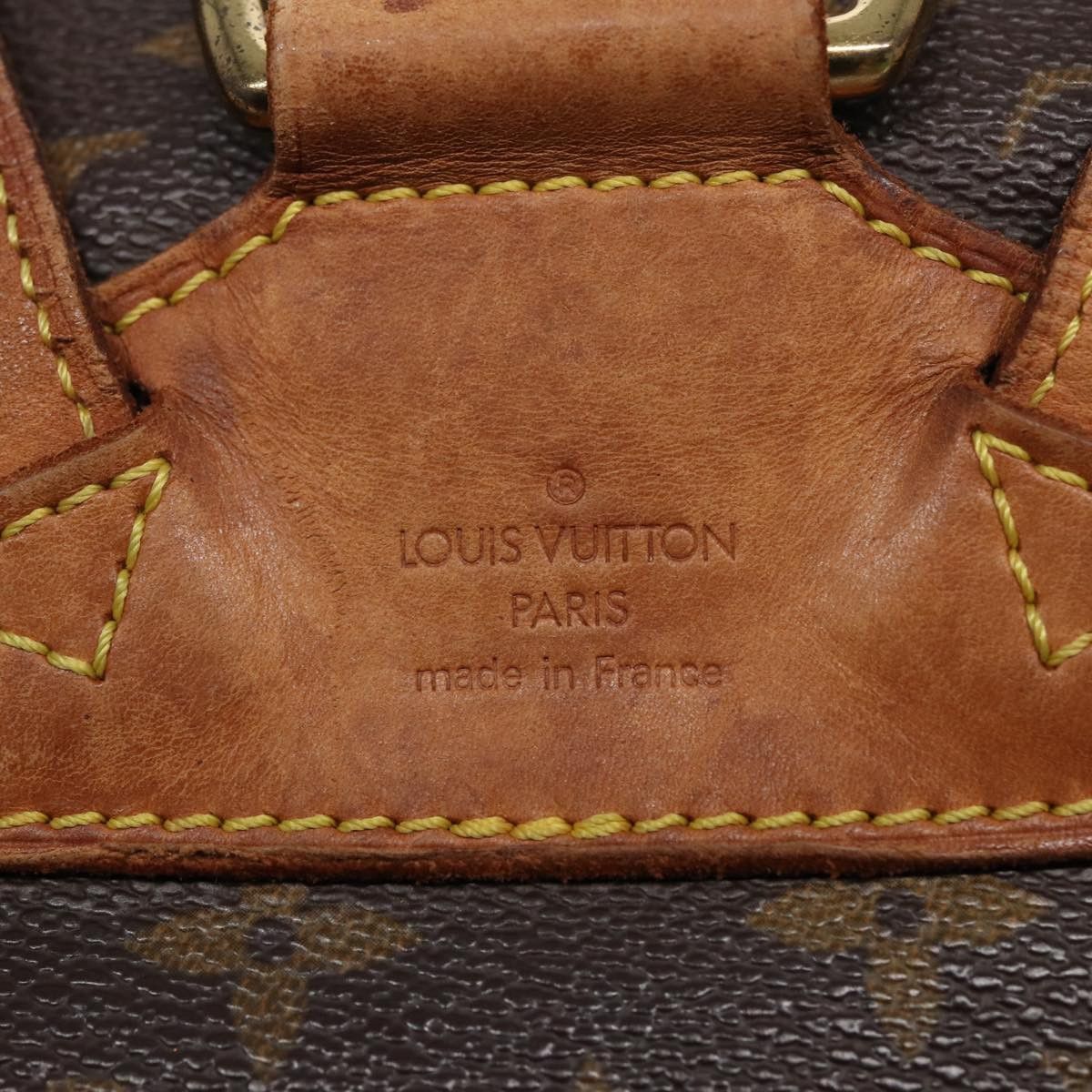 Louis Vuitton Montsouris Mm Brown Canvas Backpack Bag (Pre-Owned) Size ONE SIZE - 8 Thumbnail