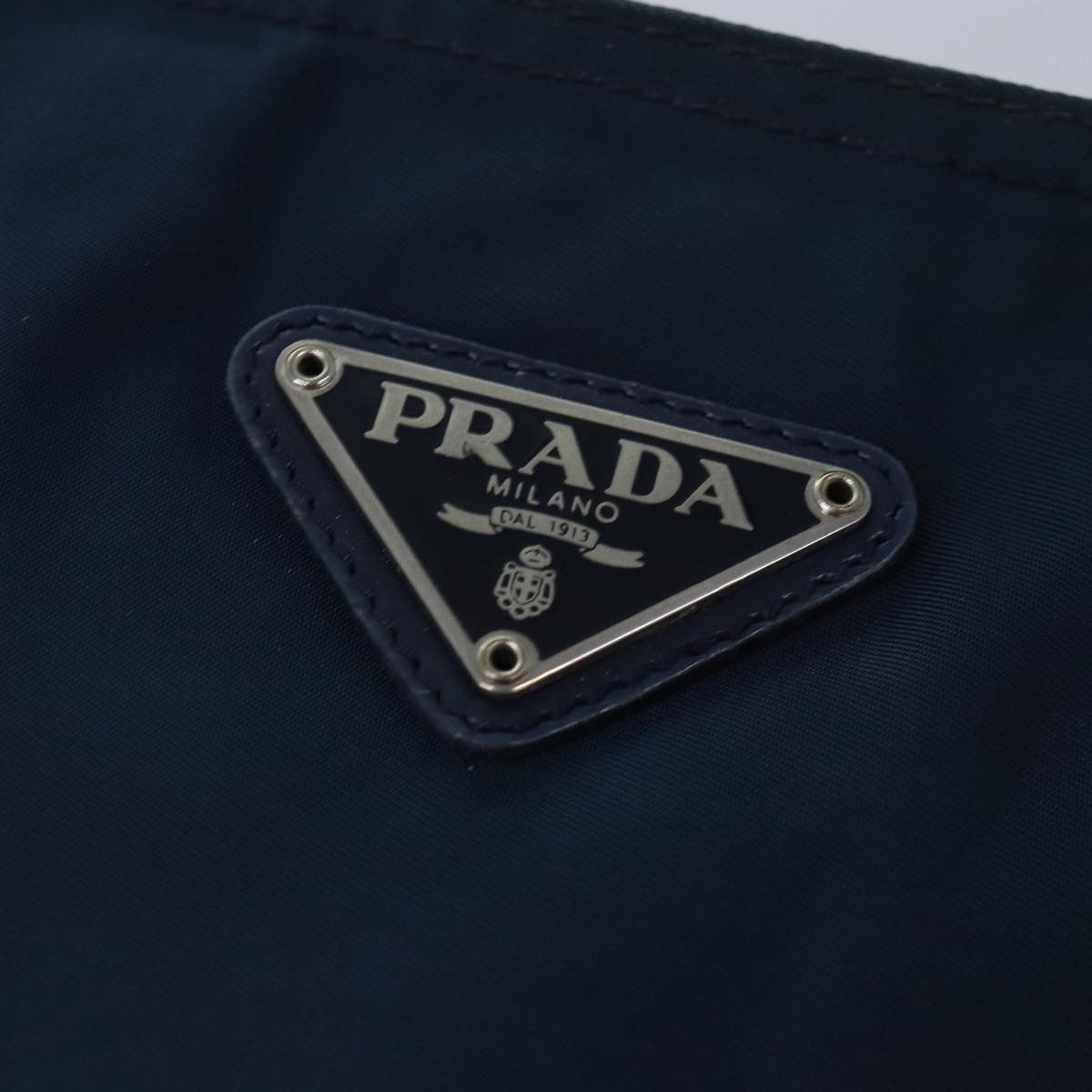 Prada Tessuto Navy Synthetic Tote Bag (Pre-Owned) Size ONE SIZE - 9 Thumbnail