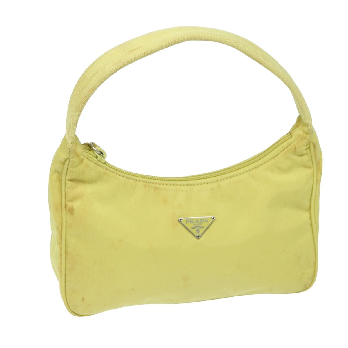 Prada Re-Edition Yellow Synthetic Clutch Bag (Pre-Owned) Size ONE SIZE - 12 Thumbnail