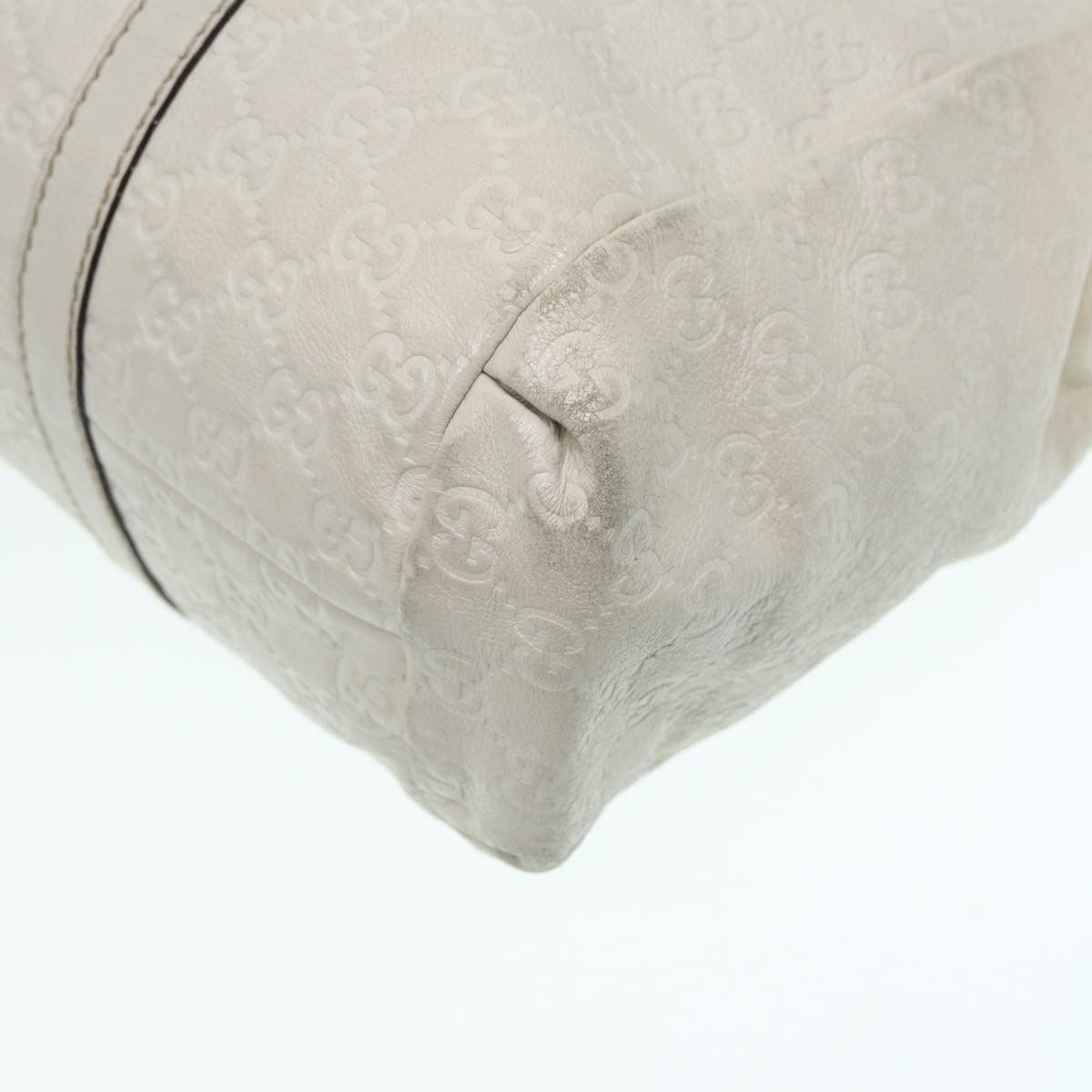 Gucci ssima White Canvas Handbag (Pre-Owned) Size ONE SIZE - 6 Thumbnail