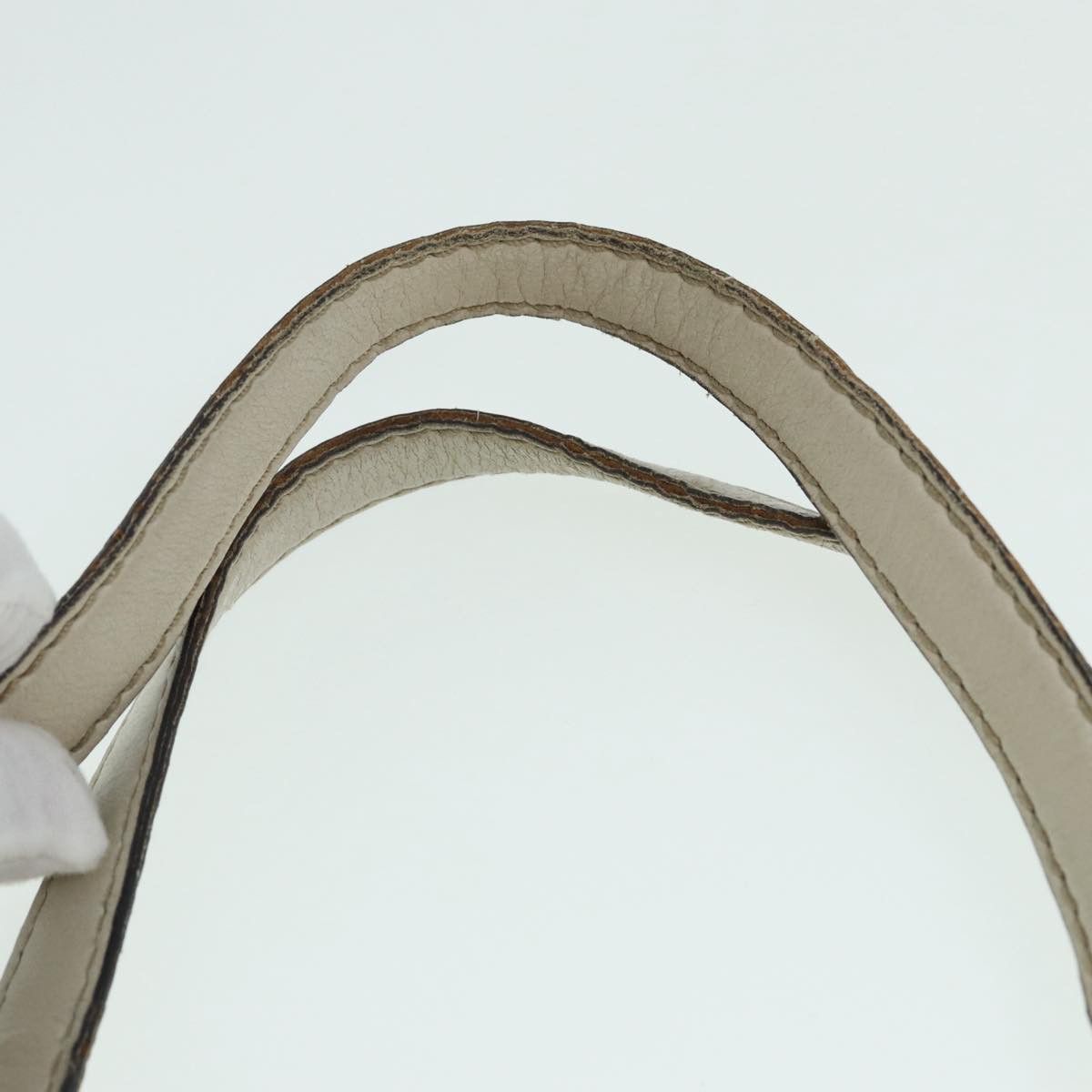 Gucci ssima White Canvas Handbag (Pre-Owned) Size ONE SIZE - 5 Thumbnail