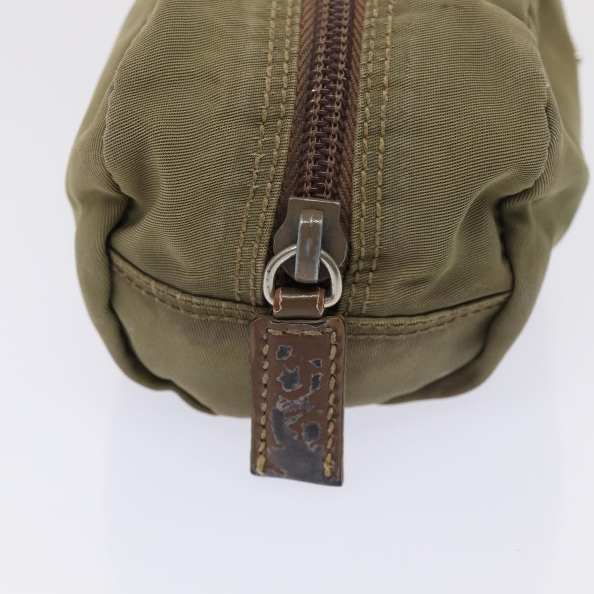 Prada Tessuto Khaki Synthetic Clutch Bag (Pre-Owned) Size ONE SIZE - 16 Thumbnail