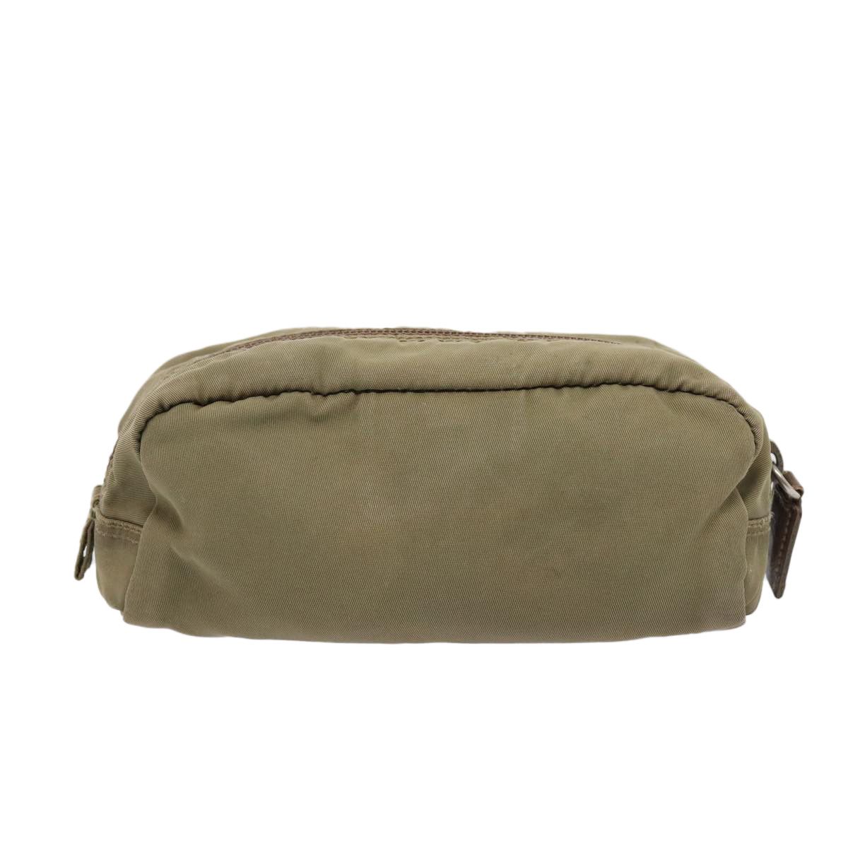 Prada Tessuto Khaki Synthetic Clutch Bag (Pre-Owned) Size ONE SIZE - 2 Thumbnail