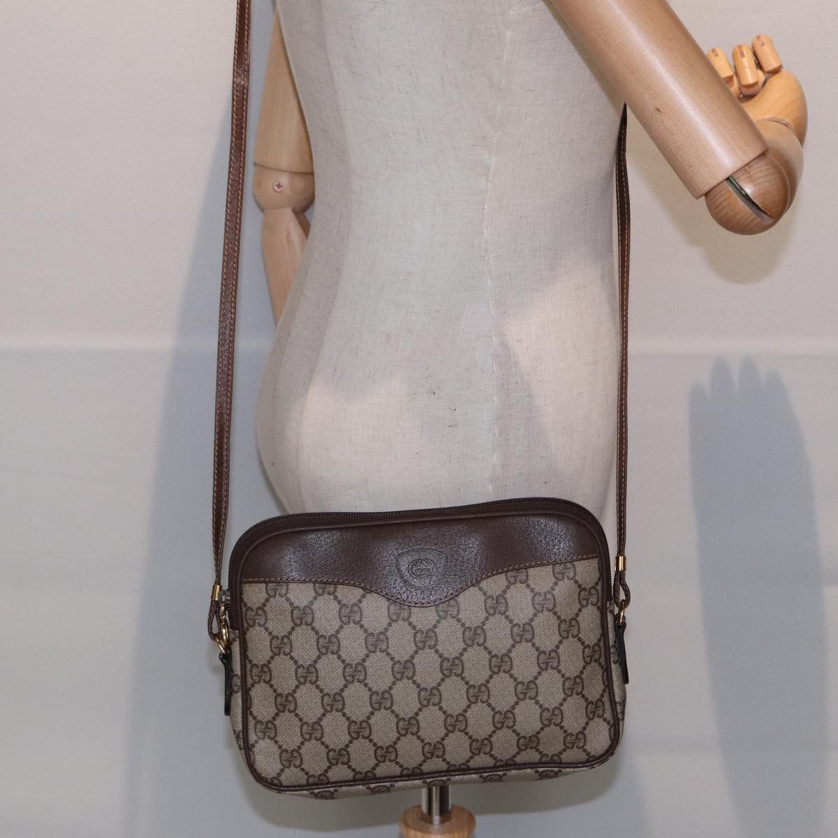 Gucci Gg Canvas Beige Canvas Shoulder Bag (Pre-Owned) Size ONE SIZE - 15 Thumbnail