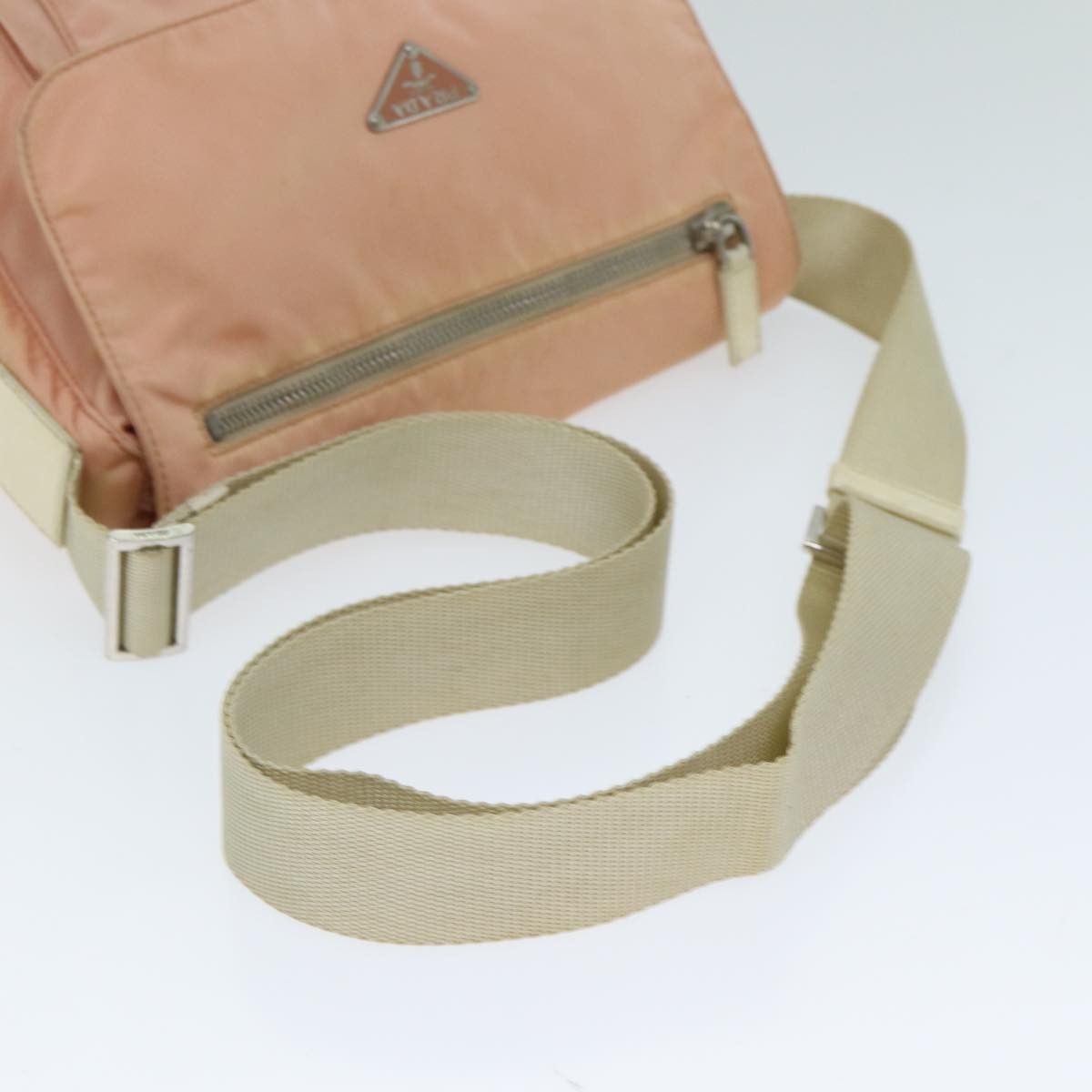 Prada Tessuto Pink Synthetic Shoulder Bag (Pre-Owned) Size ONE SIZE - 10 Thumbnail