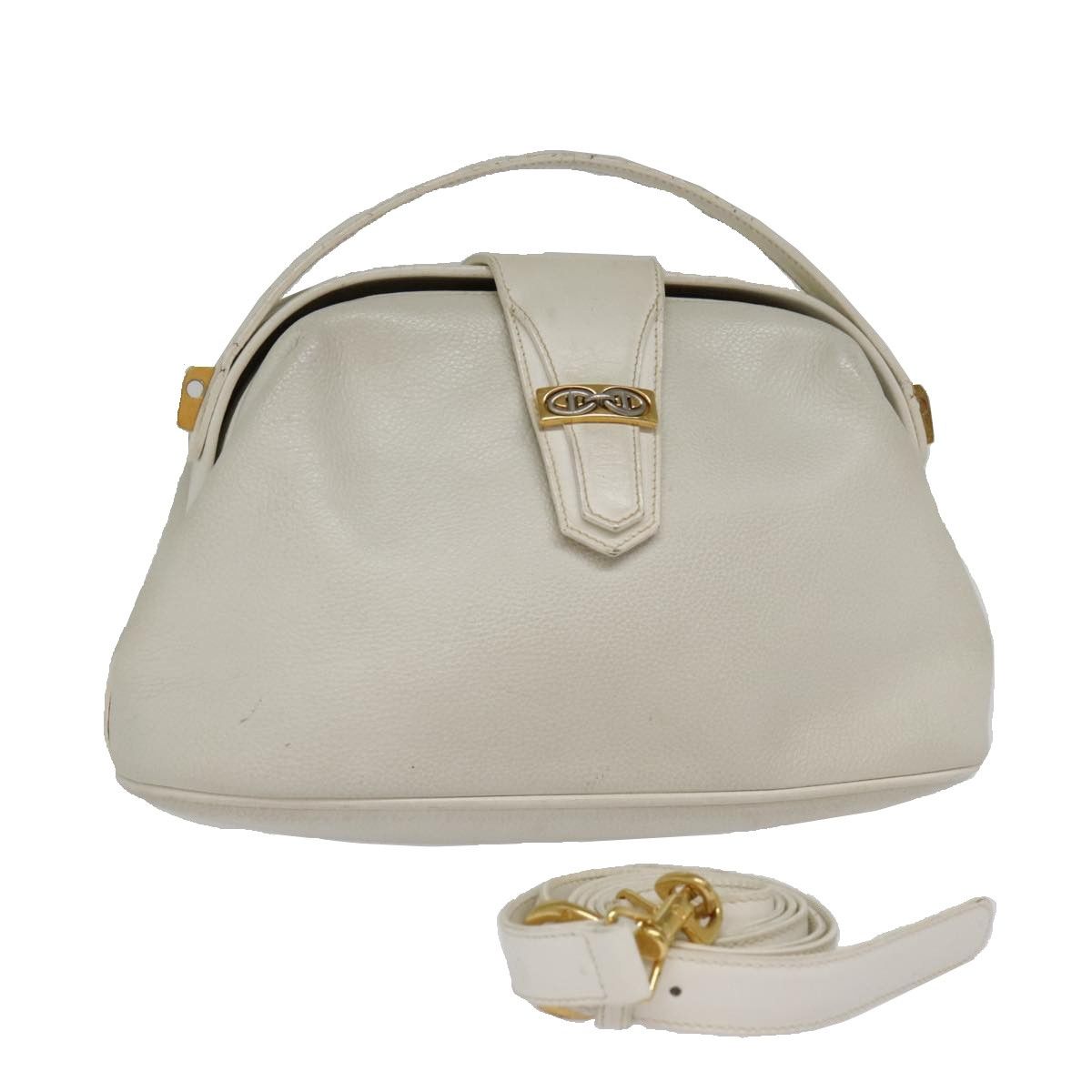 Gucci White Leather Shoulder Bag (Pre-Owned) Size ONE SIZE - 14 Thumbnail